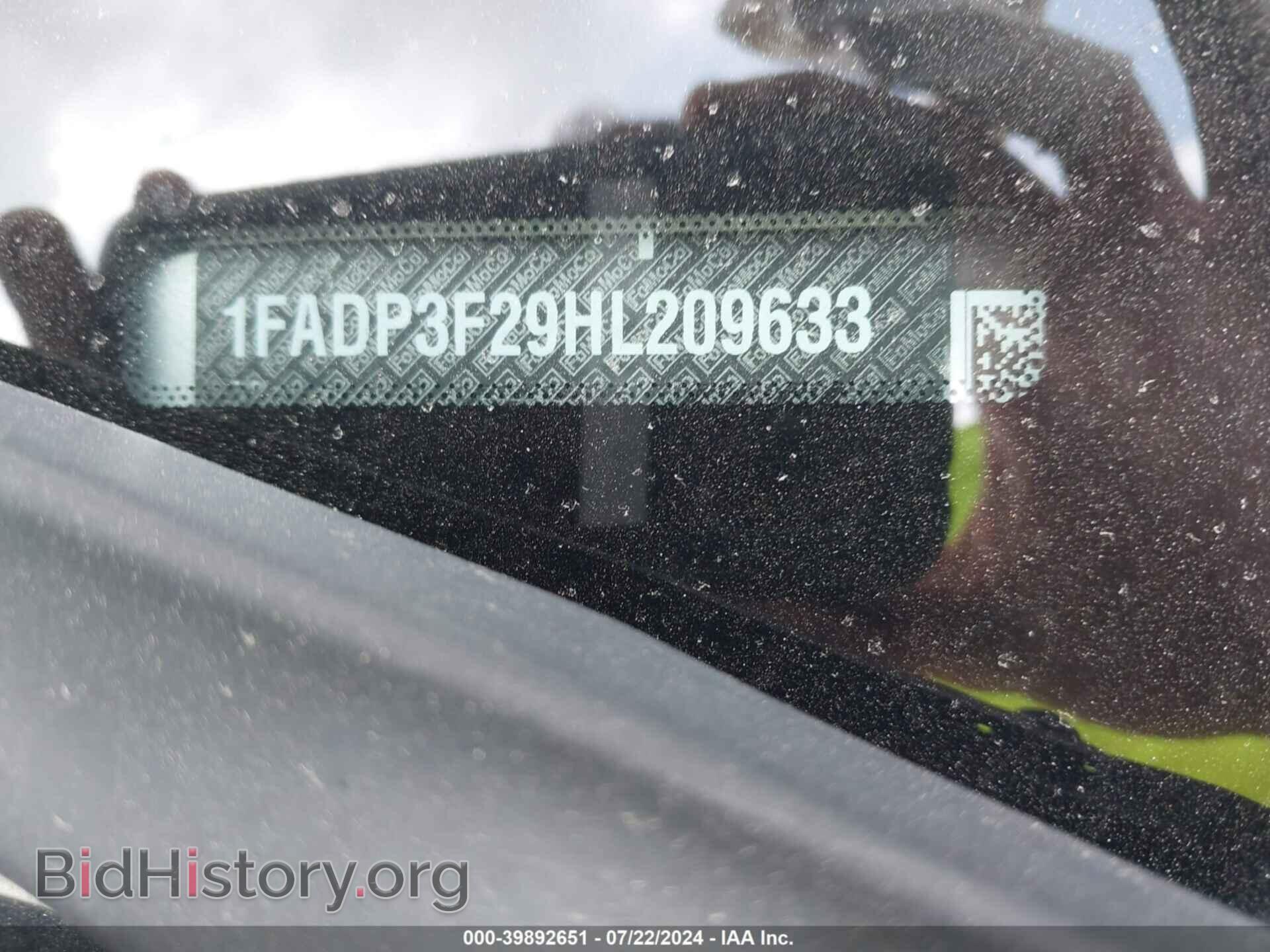 2017 FORD FOCUS - VIN: 1FADP3F29HL209633 - Фото 9