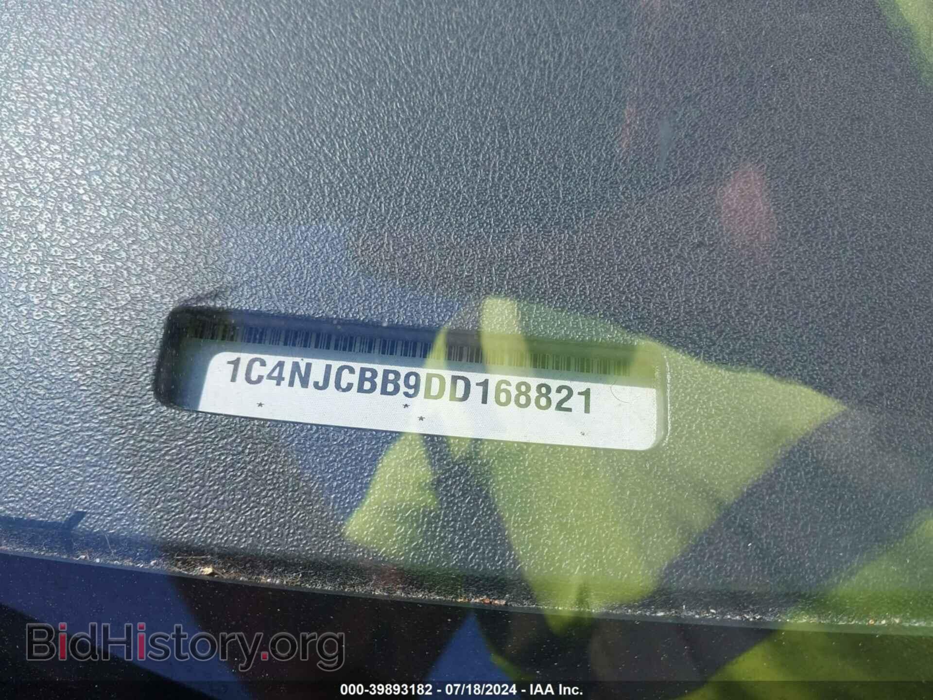 2013 JEEP COMPASS - VIN: 1C4NJCBB9DD168821 - Фото 9