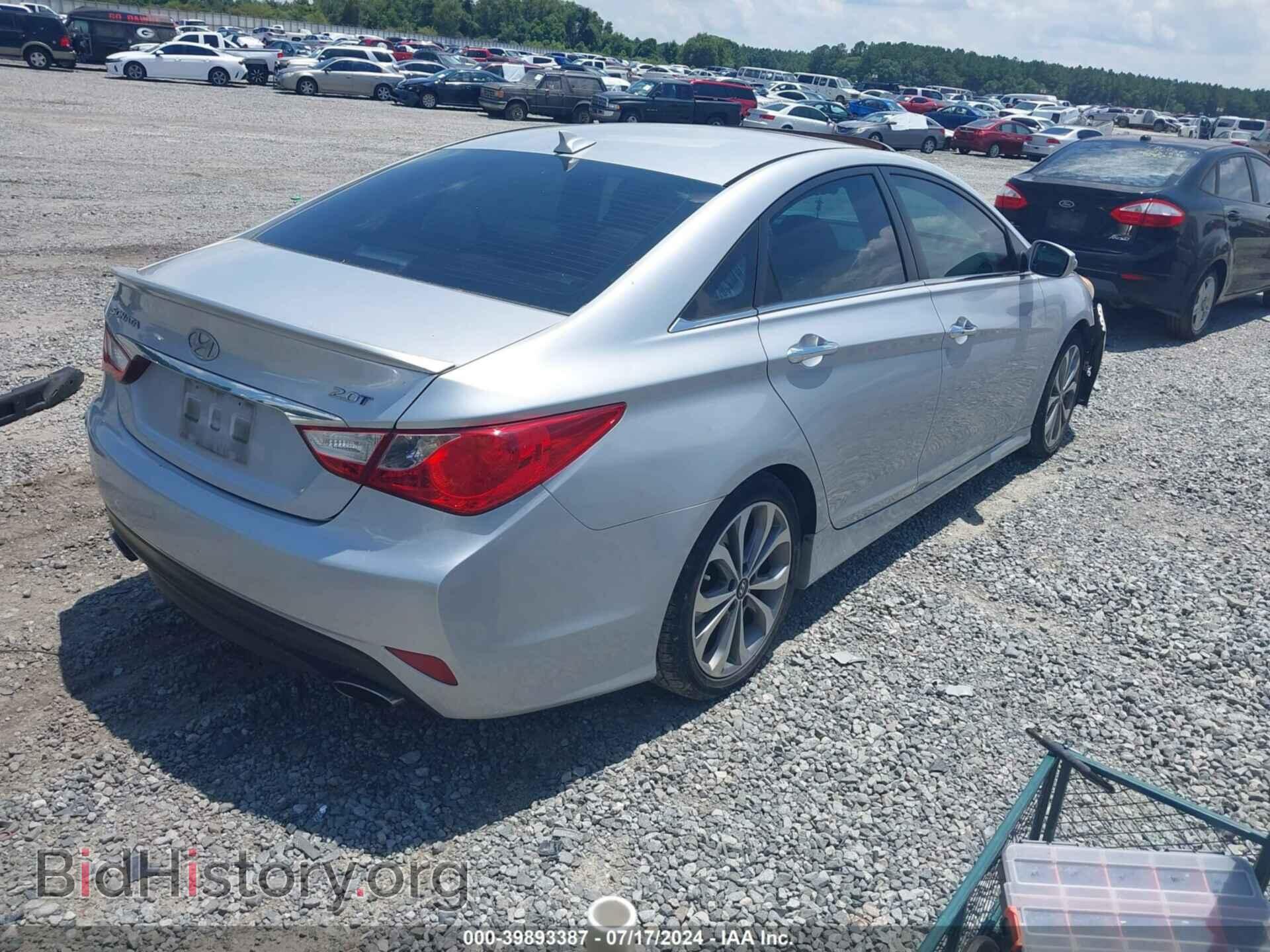 2014 HYUNDAI SONATA - VIN: 5NPEC4AB6EH840864 - Фото 4