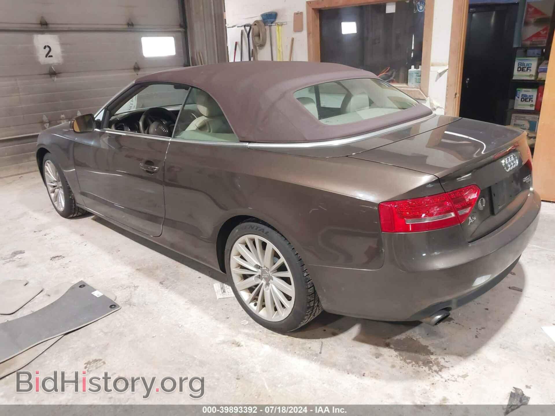2012 AUDI A5 - VIN: WAULFAFH0CN005346 - Фото 3