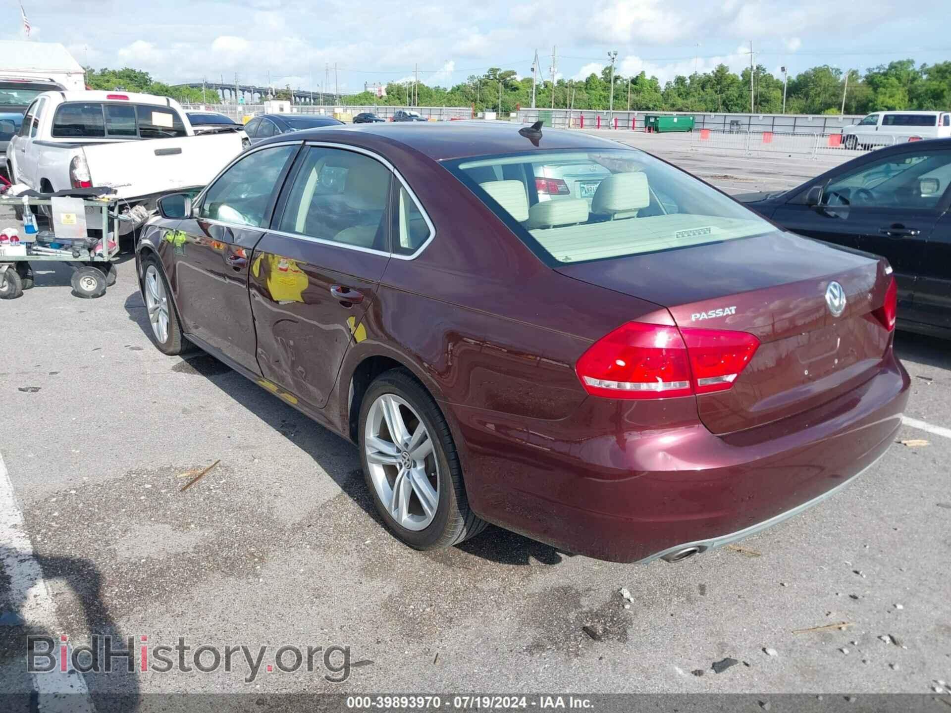 2014 VOLKSWAGEN PASSAT - VIN: 1VWBN7A3XEC003874 - Фото 3