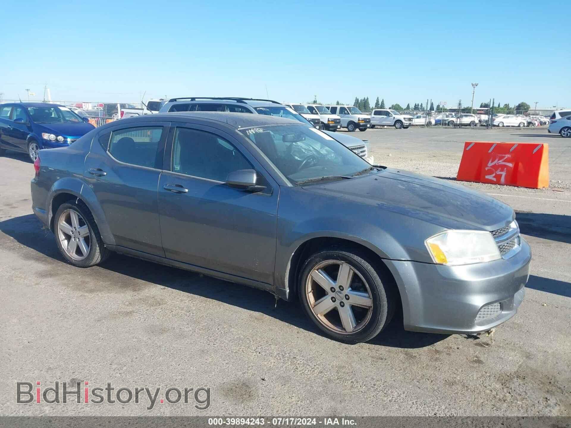 Фотография 1C3CDZCB9CN147531 - DODGE AVENGER 2012