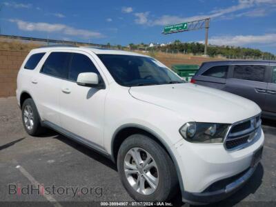 2012 Dodge DURANGO Crew, белый — VIN 1C4RDHDG3CC120041, IAAI