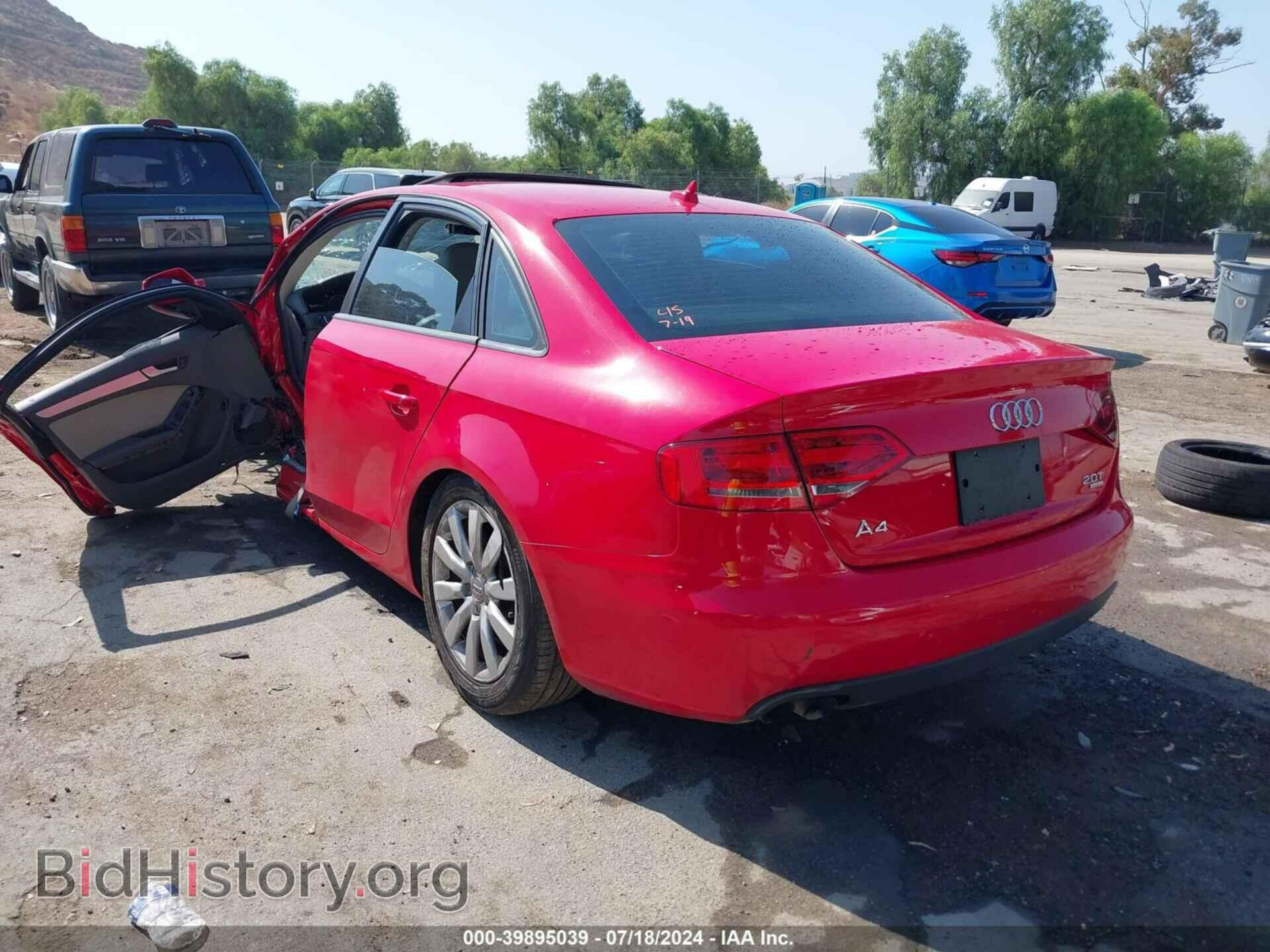 2012 AUDI A4 - VIN: WAUBFAFL3CN015935 - Фото 3