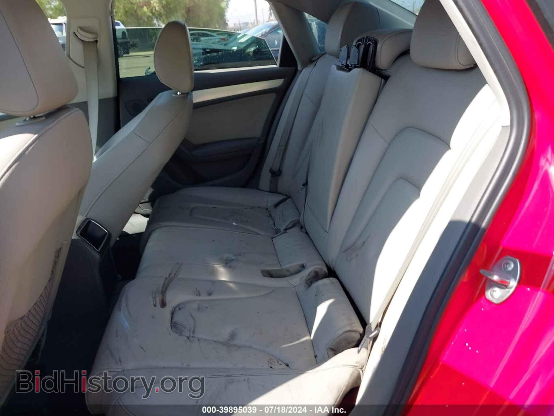 2012 AUDI A4 - VIN: WAUBFAFL3CN015935 - Фото 8
