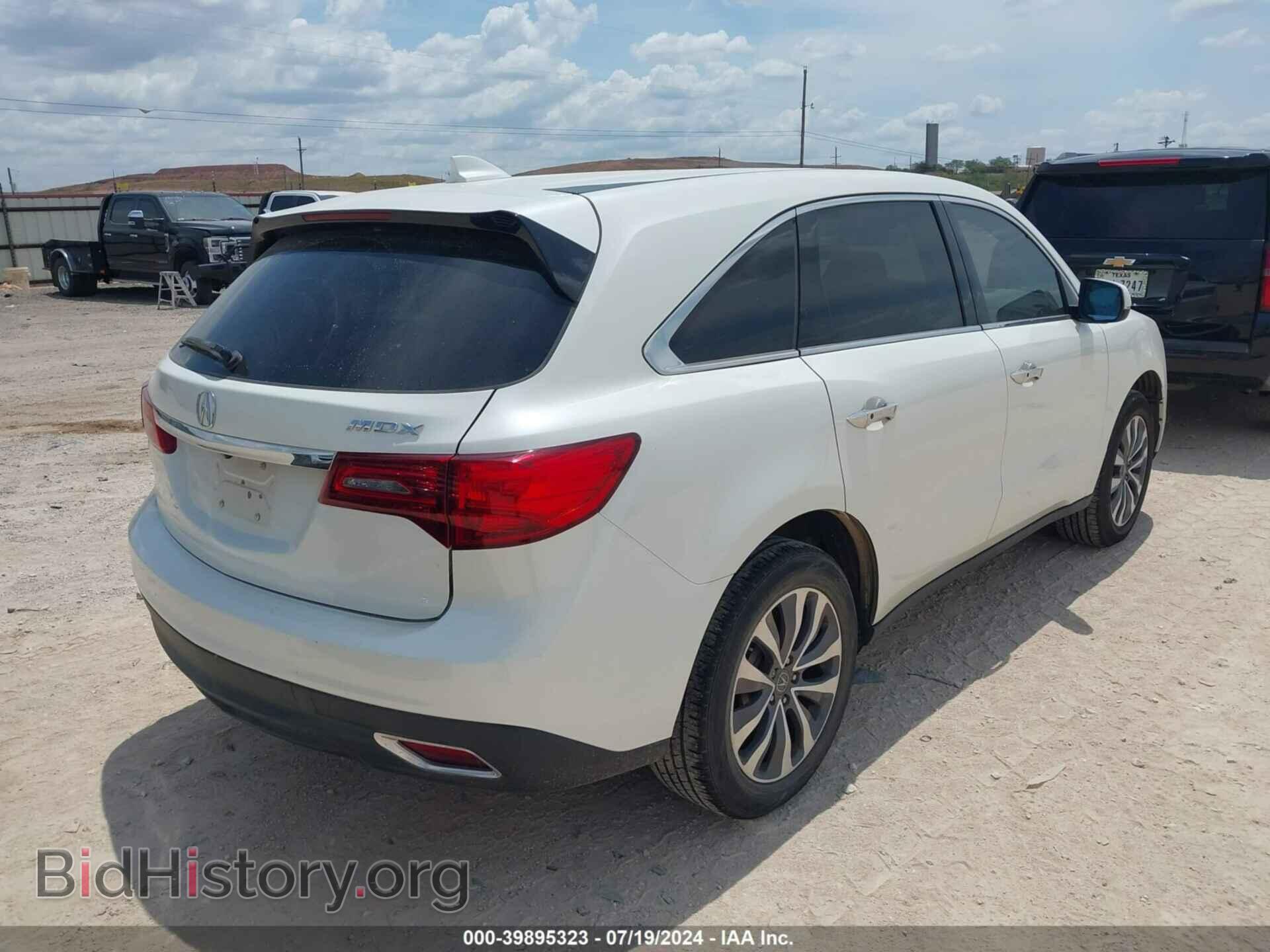 2014 ACURA MDX - VIN: 5FRYD3H42EB020810 - Фото 4