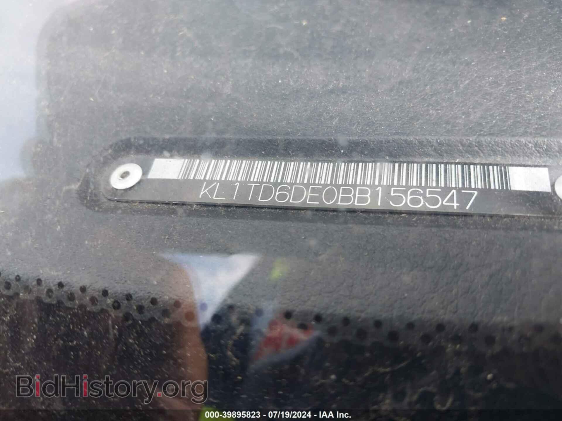 2011 CHEVROLET AVEO - VIN: KL1TD6DE0BB156547 - Фото 9