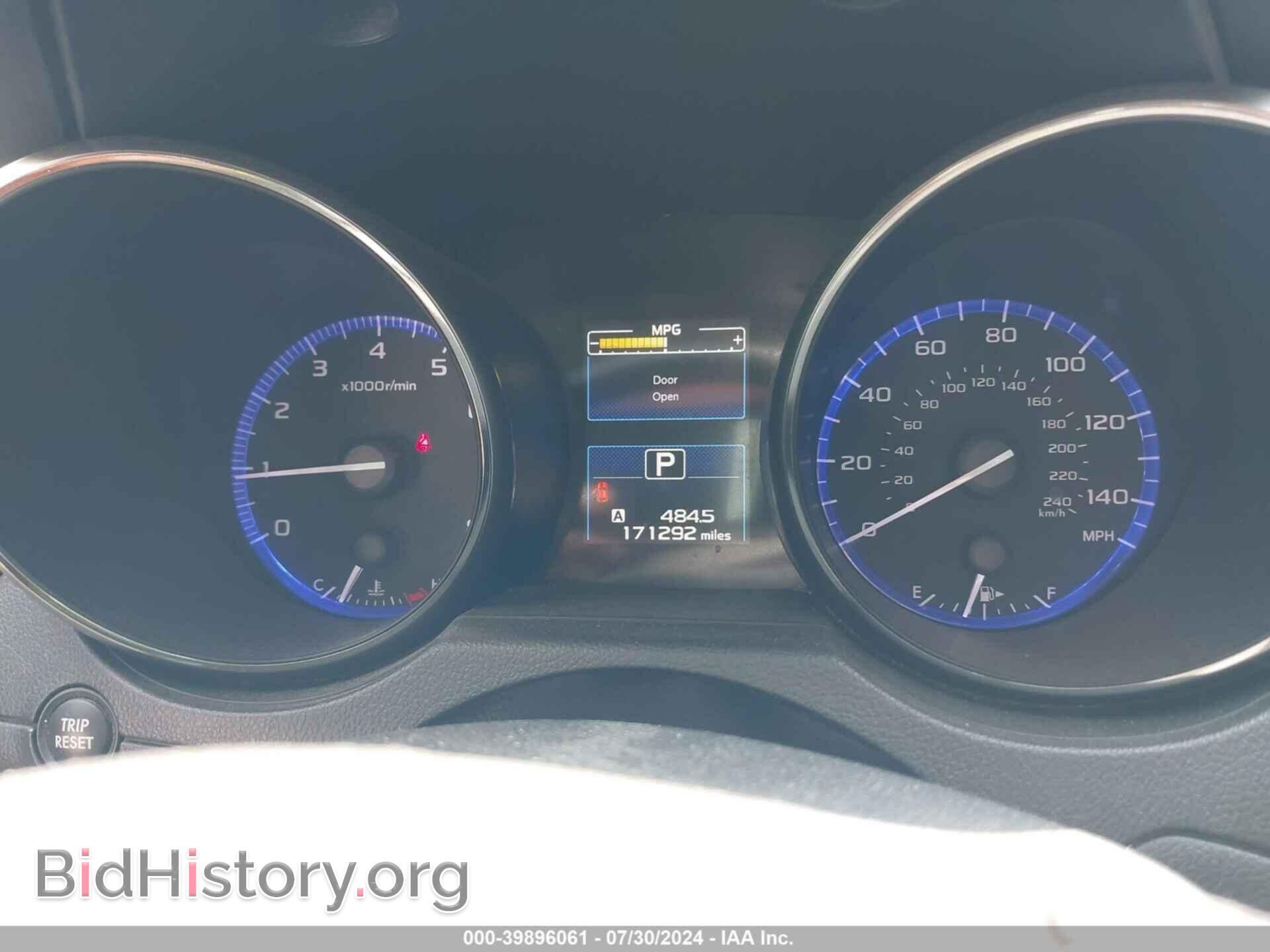 2016 SUBARU OUTBACK - VIN: 4S4BSBDC7G3296027 - Photo 7