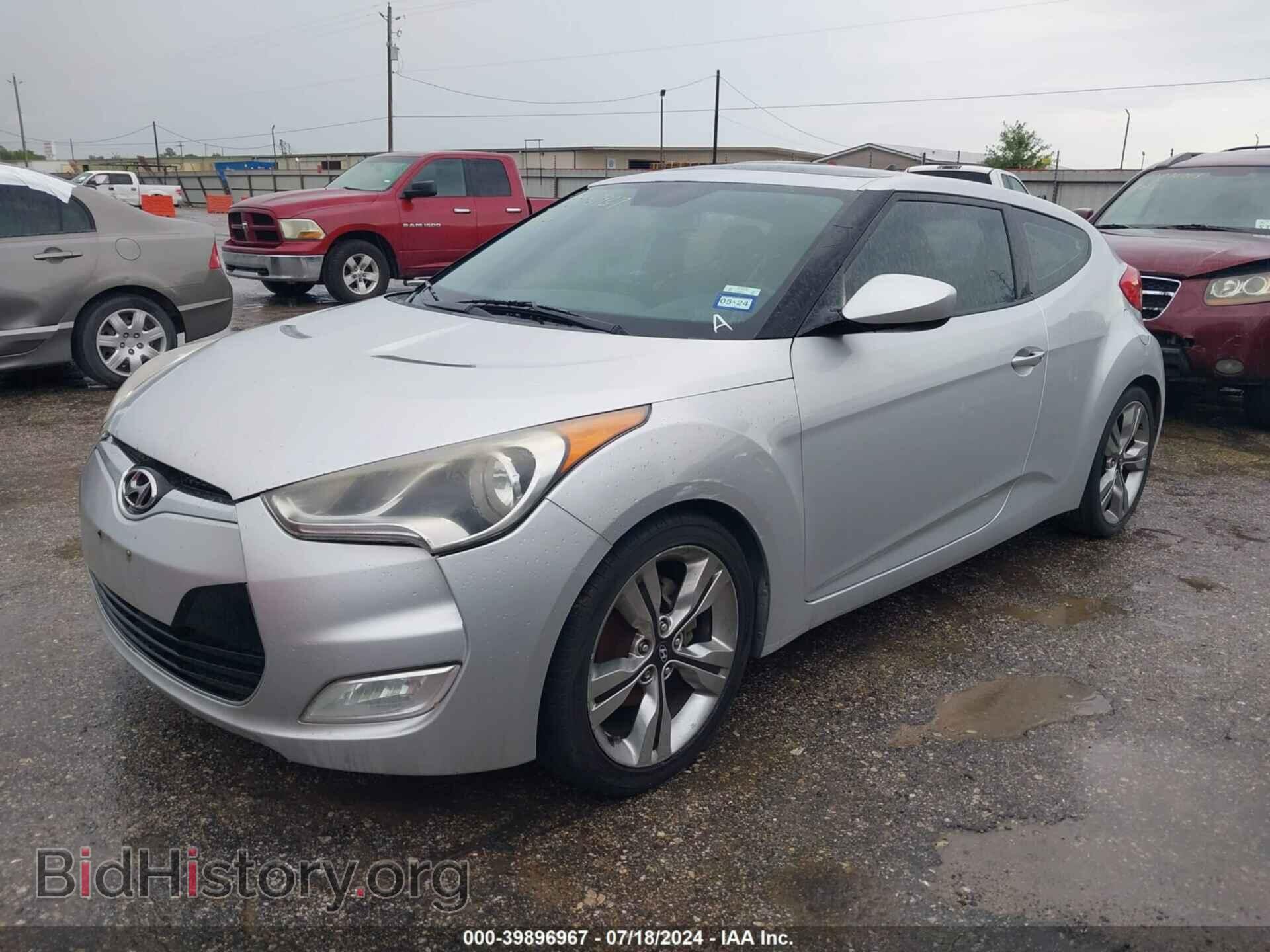 2012 HYUNDAI VELOSTER - VIN: KMHTC6AD2CU044079 - Фото 2