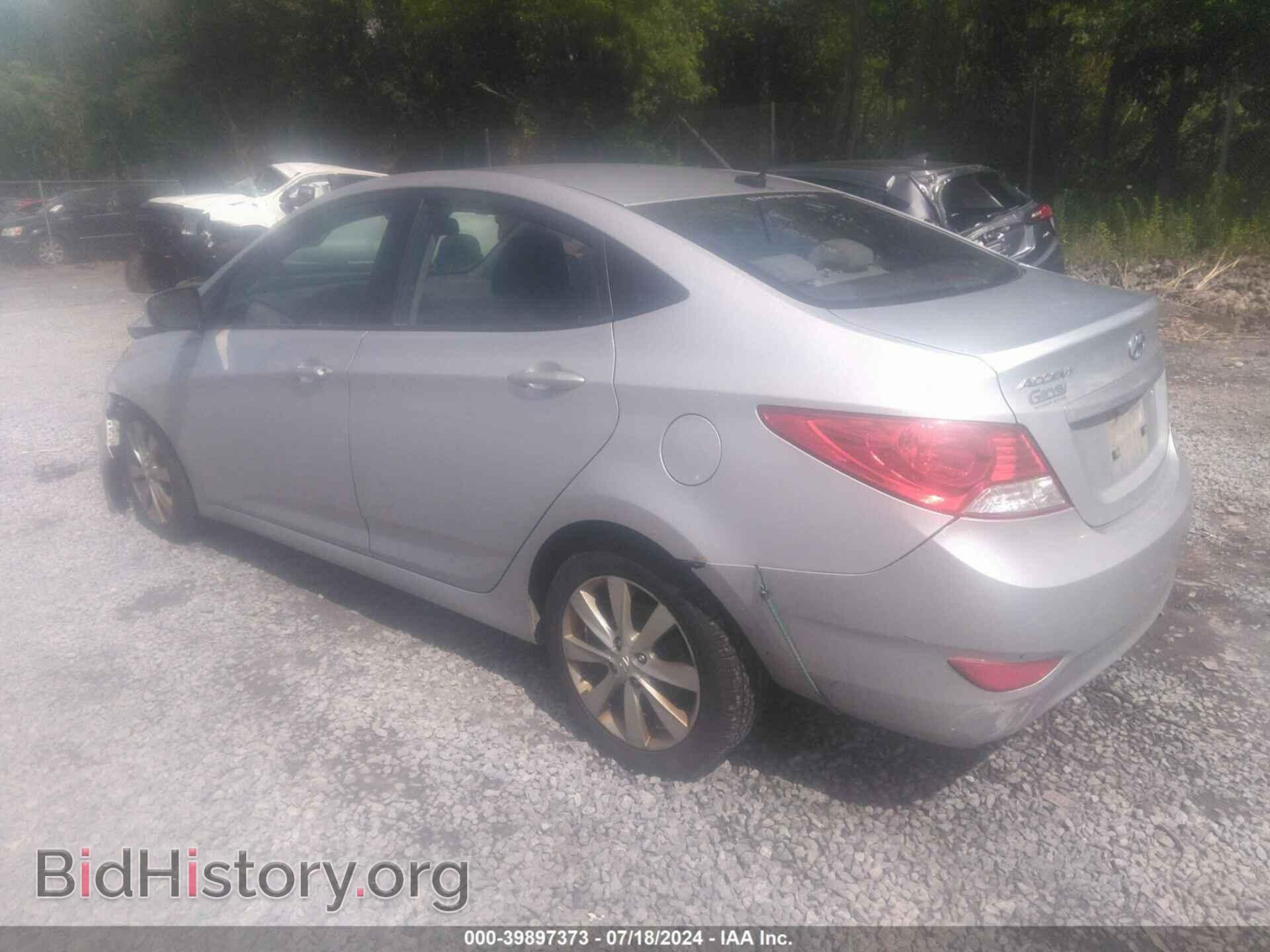 2014 HYUNDAI ACCENT - VIN: KMHCU4AEXEU727502 - Фото 3