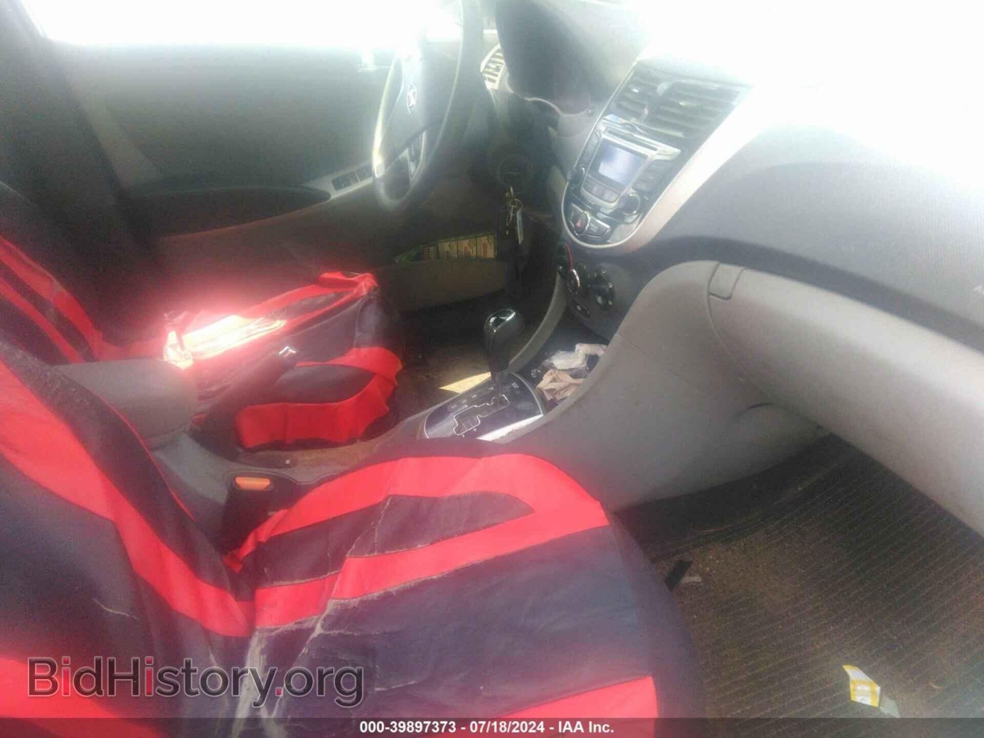 2014 HYUNDAI ACCENT - VIN: KMHCU4AEXEU727502 - Фото 5