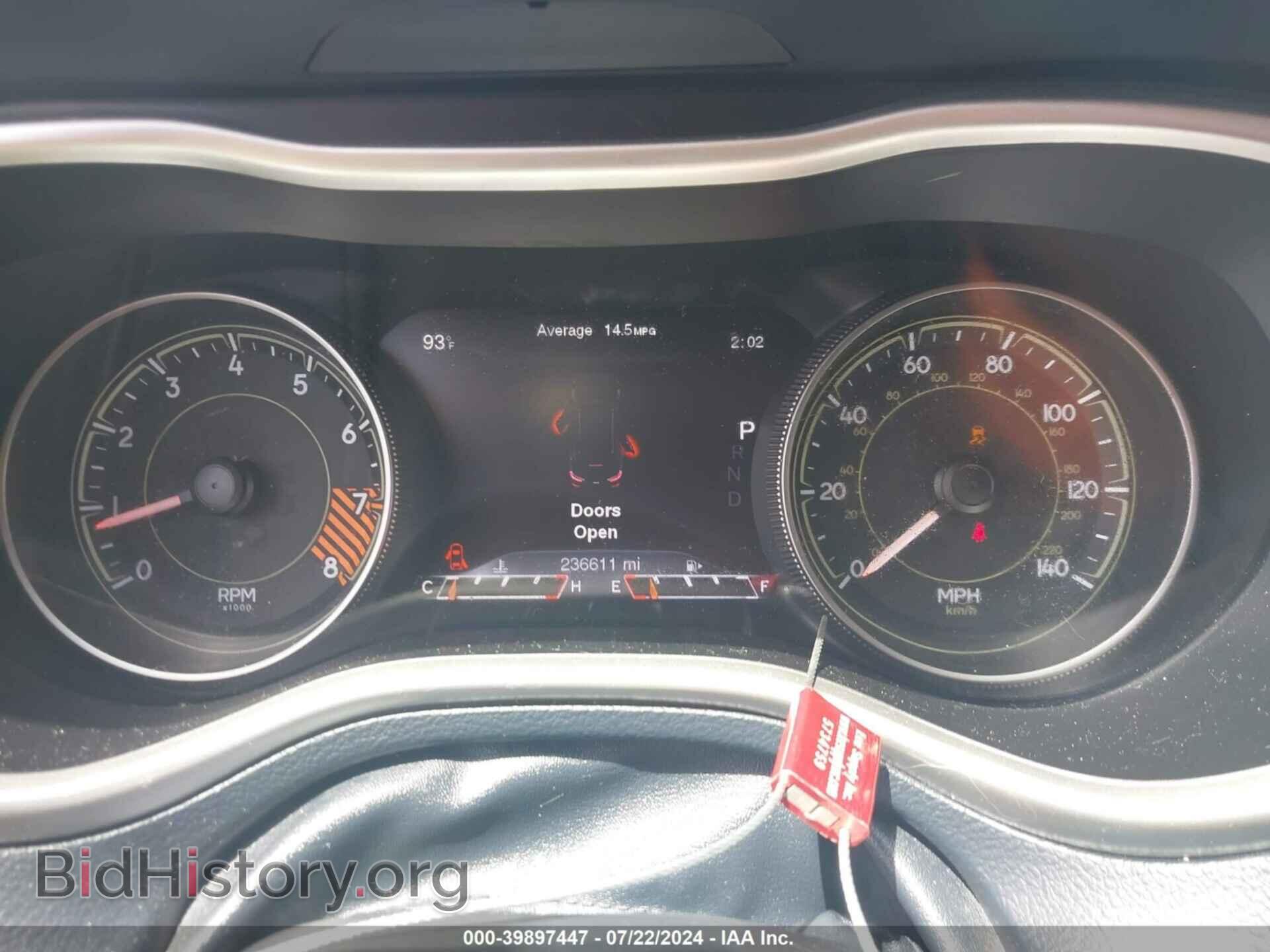 2014 JEEP CHEROKEE - VIN: 1C4PJMDS2EW190371 - Фото 7