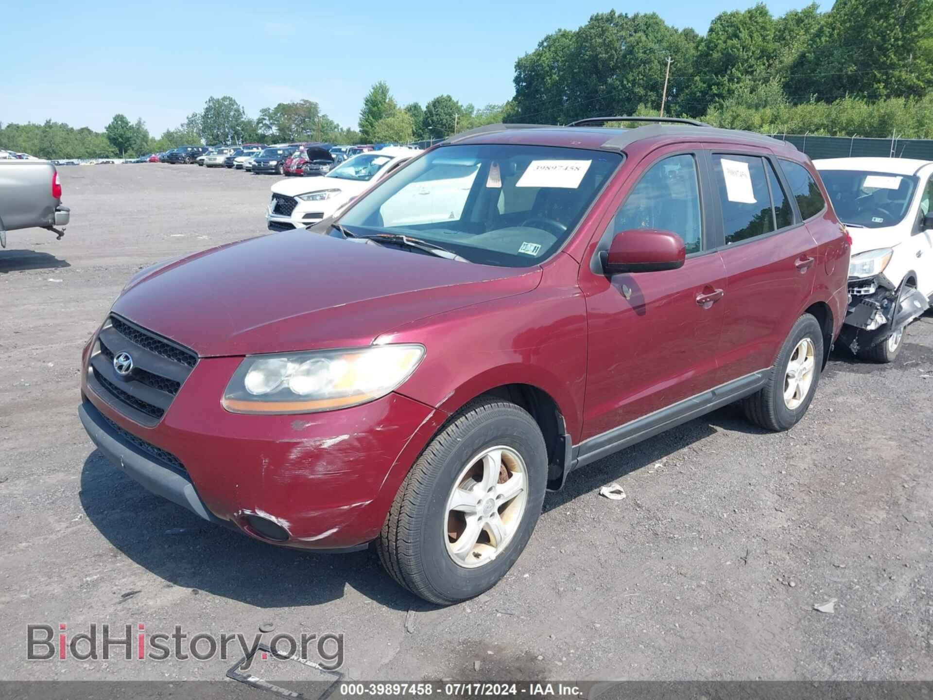 2008 HYUNDAI SANTA FE - VIN: 5NMSG73D28H153308 - Фото 2