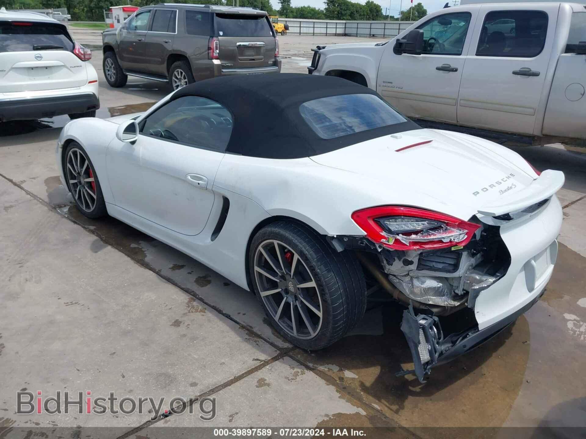 2015 PORSCHE BOXSTER - VIN: WP0CB2A82FS141060 - Фото 3