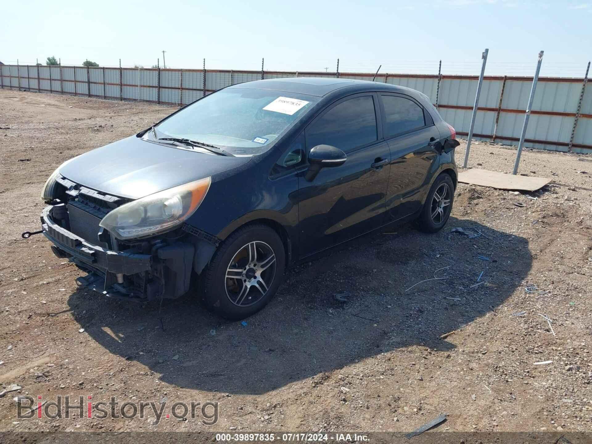 2013 KIA RIO - VIN: KNADN5A37D6200186 - Фото 2