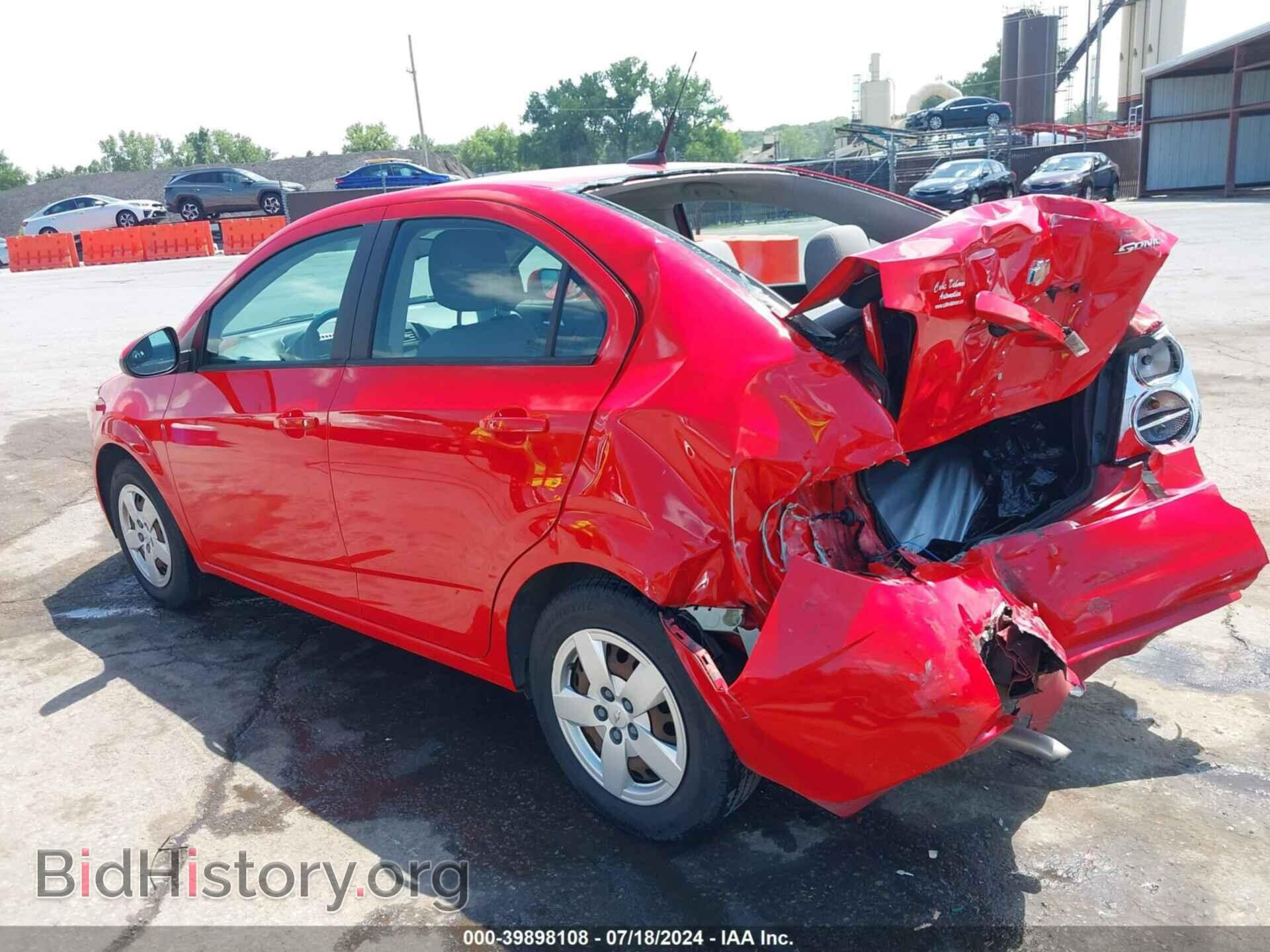 2014 CHEVROLET SONIC - VIN: 1G1JA5SH8E4208184 - Фото 3