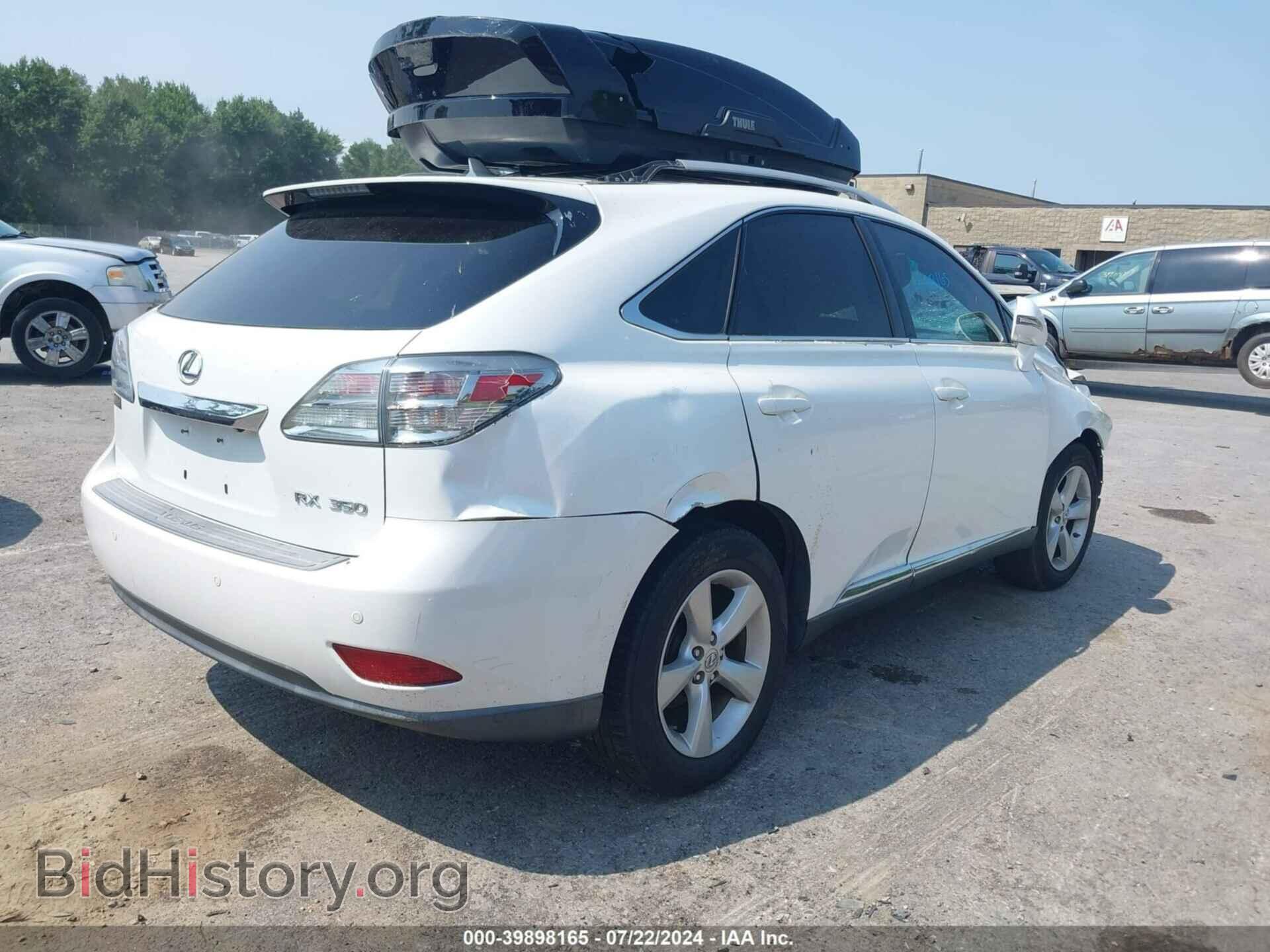 2011 LEXUS RX 350 - VIN: 2T2BK1BA8BC115738 - Фото 4