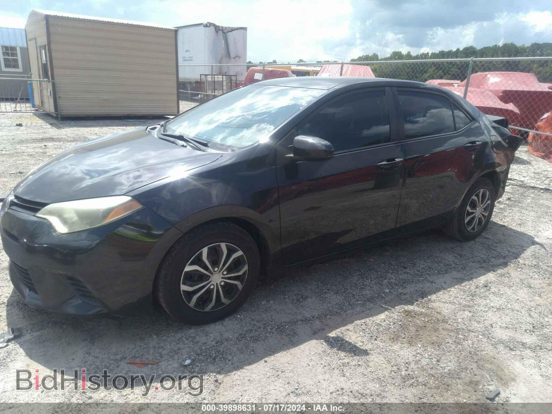 2014 TOYOTA COROLLA - VIN: 2T1BURHE0EC154576 - Фото 2