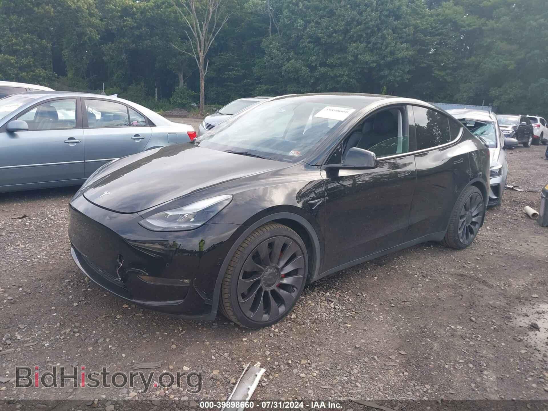 2021 TESLA MODEL Y - VIN: 5YJYGDEF9MF269284 - Фото 2