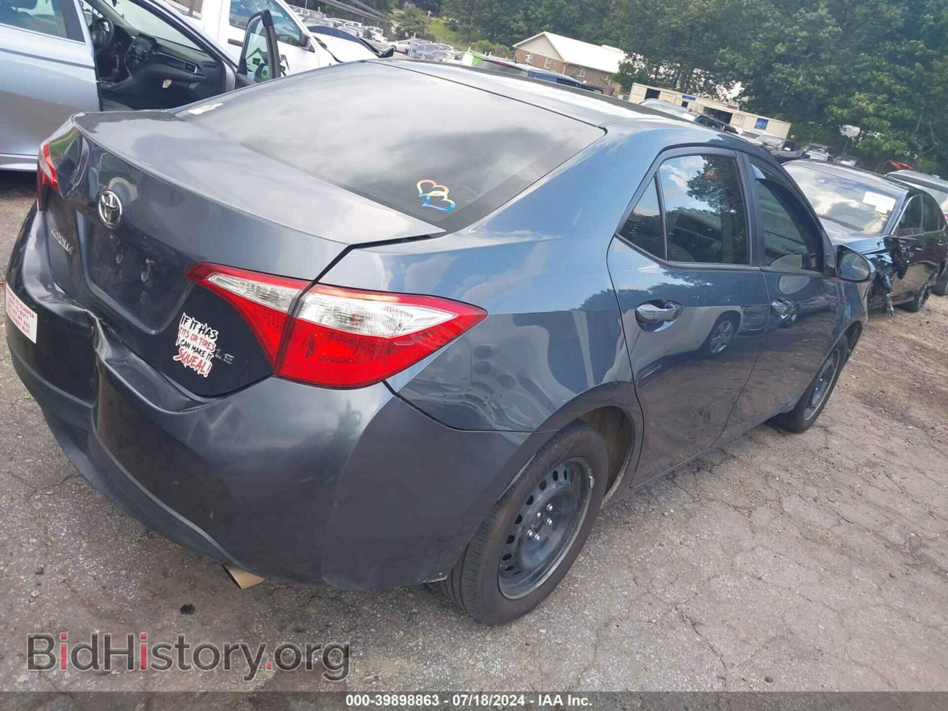 2015 TOYOTA COROLLA - VIN: 2T1BURHEXFC472125 - Photo 4