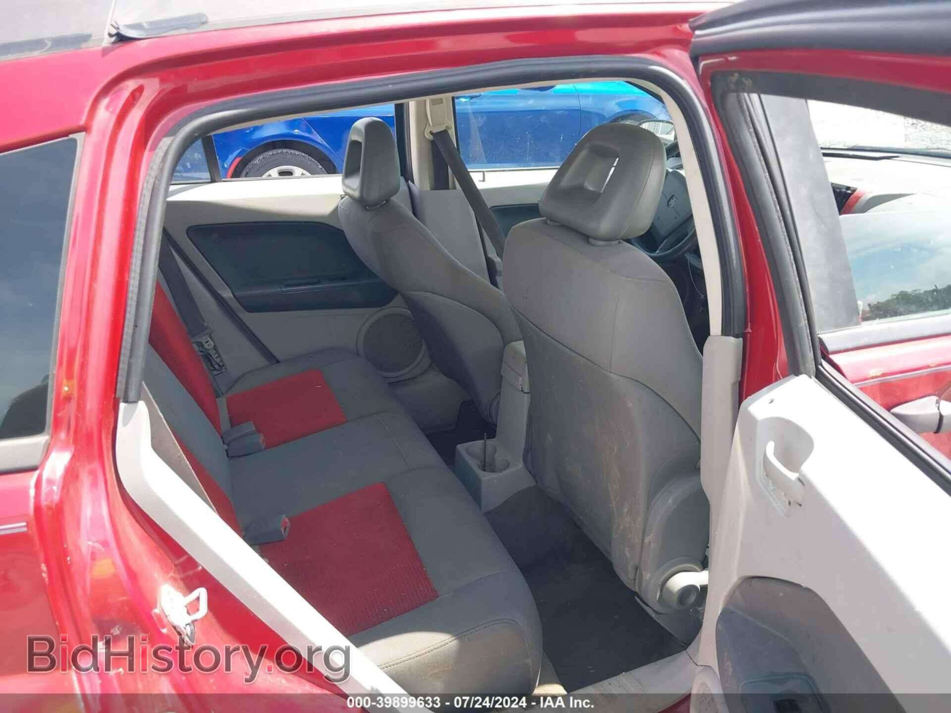 2007 DODGE CALIBER - VIN: 1B3HB48B67D126376 - Photo 8