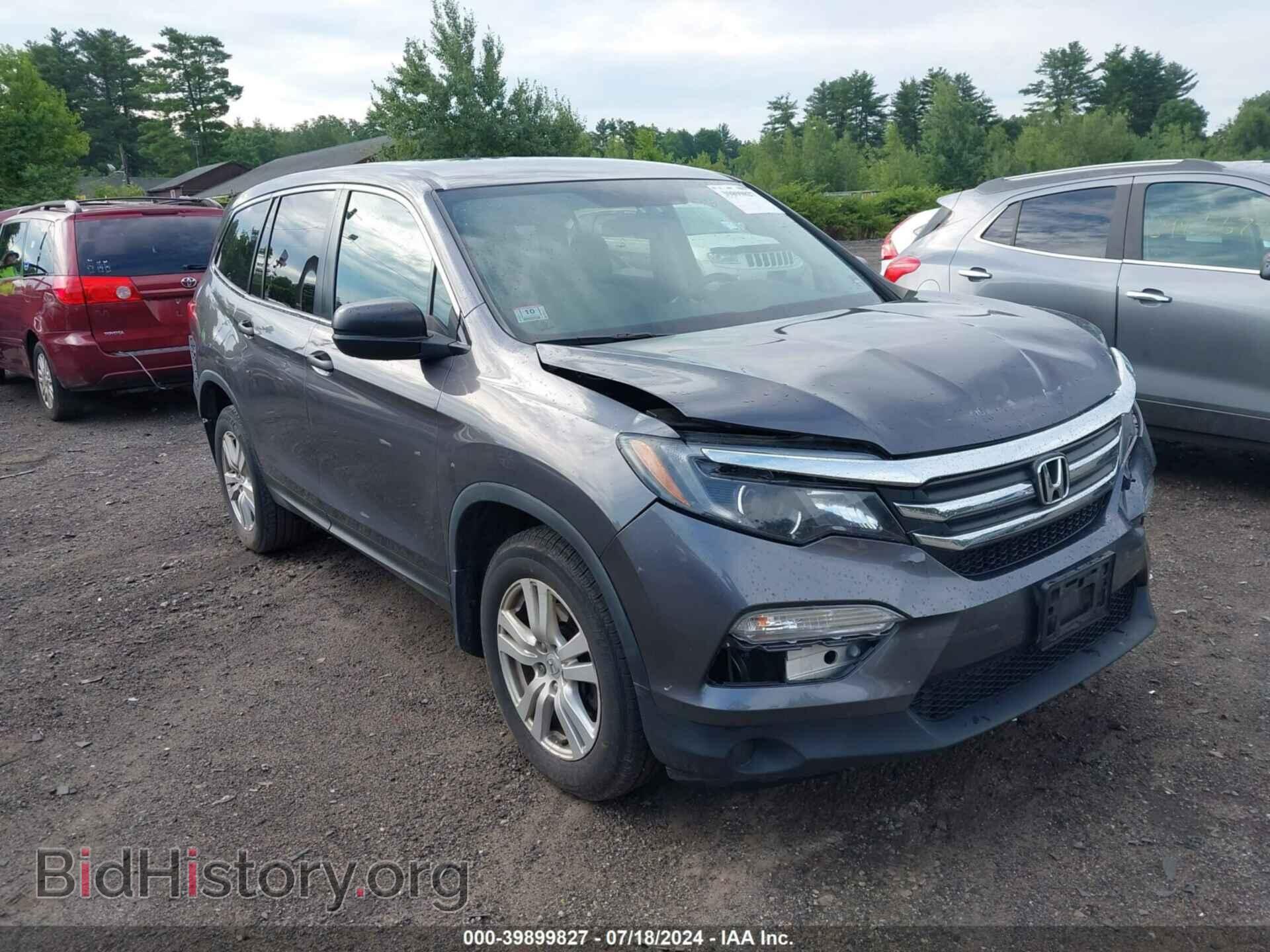 Photo 5FNYF6H10HB049584 - HONDA PILOT 2017