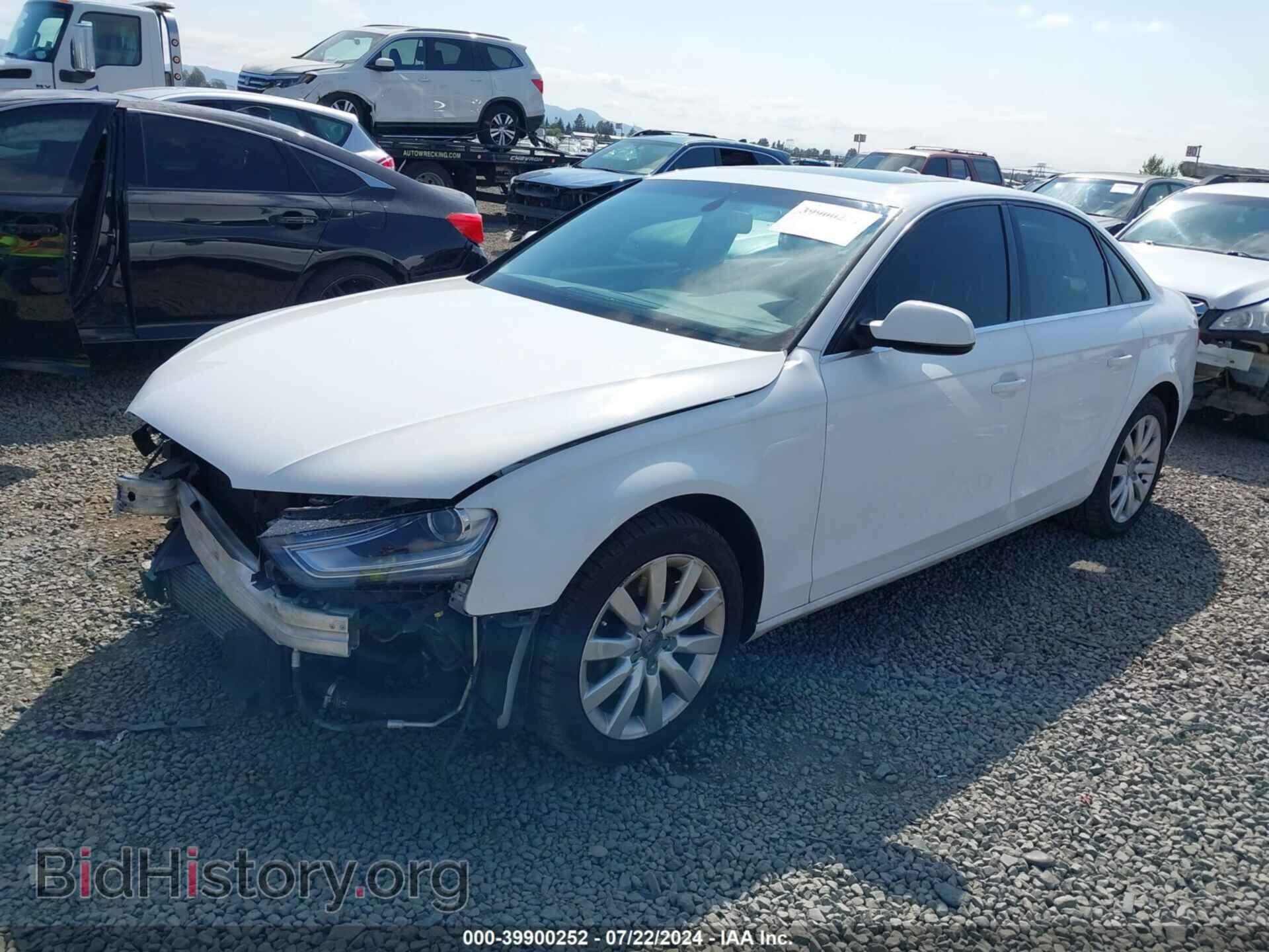 2013 AUDI A4 - VIN: WAUBFAFL0DA170502 - Photo 2
