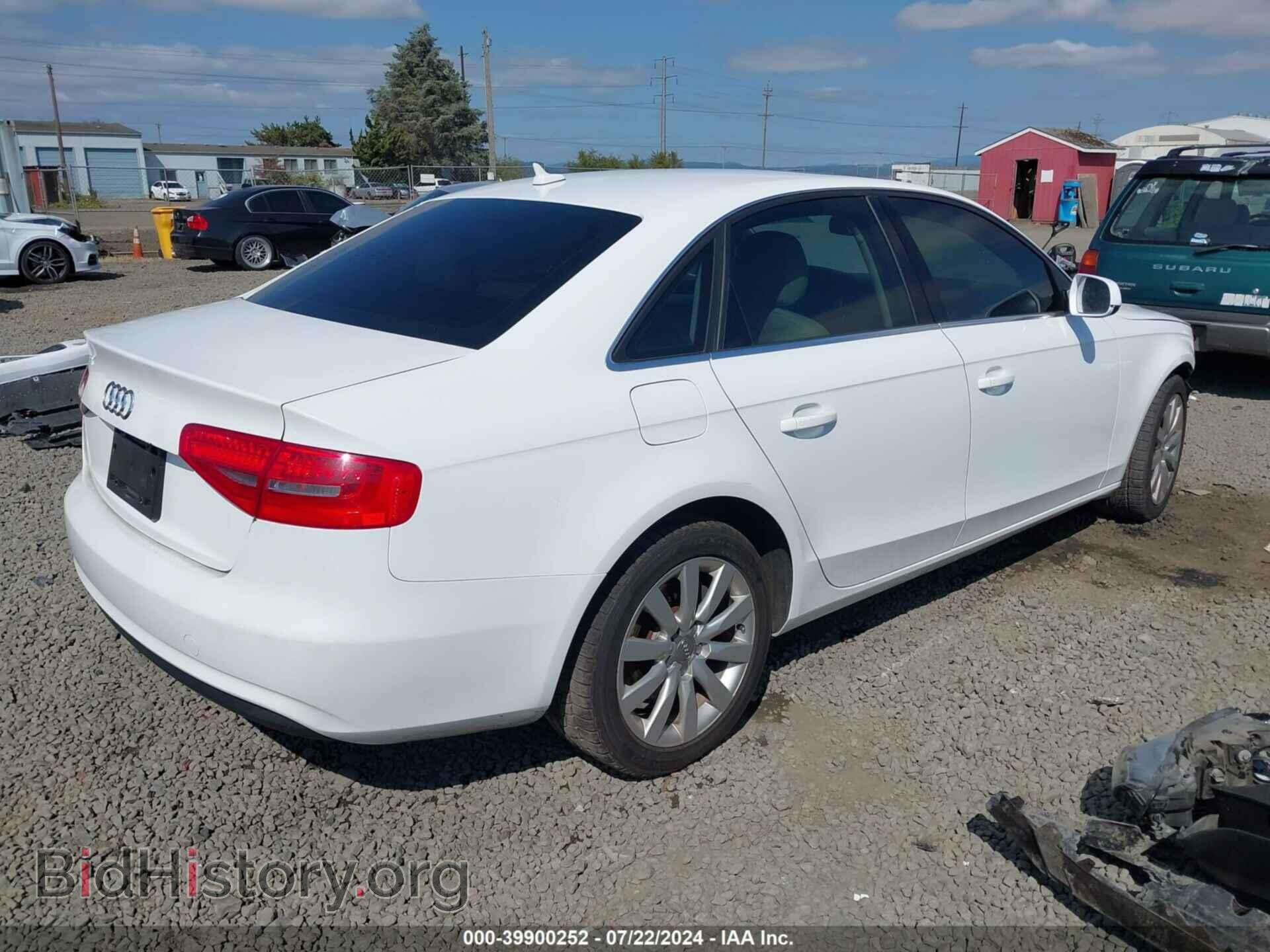 2013 AUDI A4 - VIN: WAUBFAFL0DA170502 - Photo 4