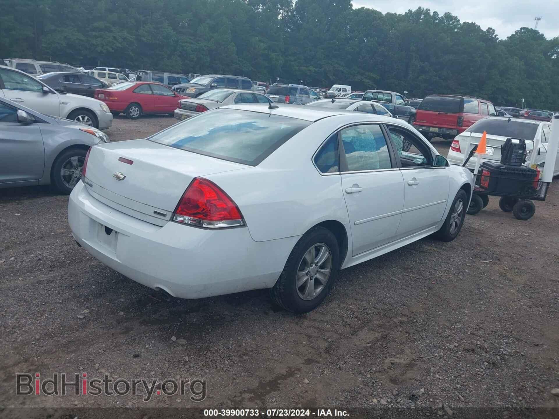 2012 CHEVROLET IMPALA - VIN: 2G1WF5E36C1307408 - Фото 4