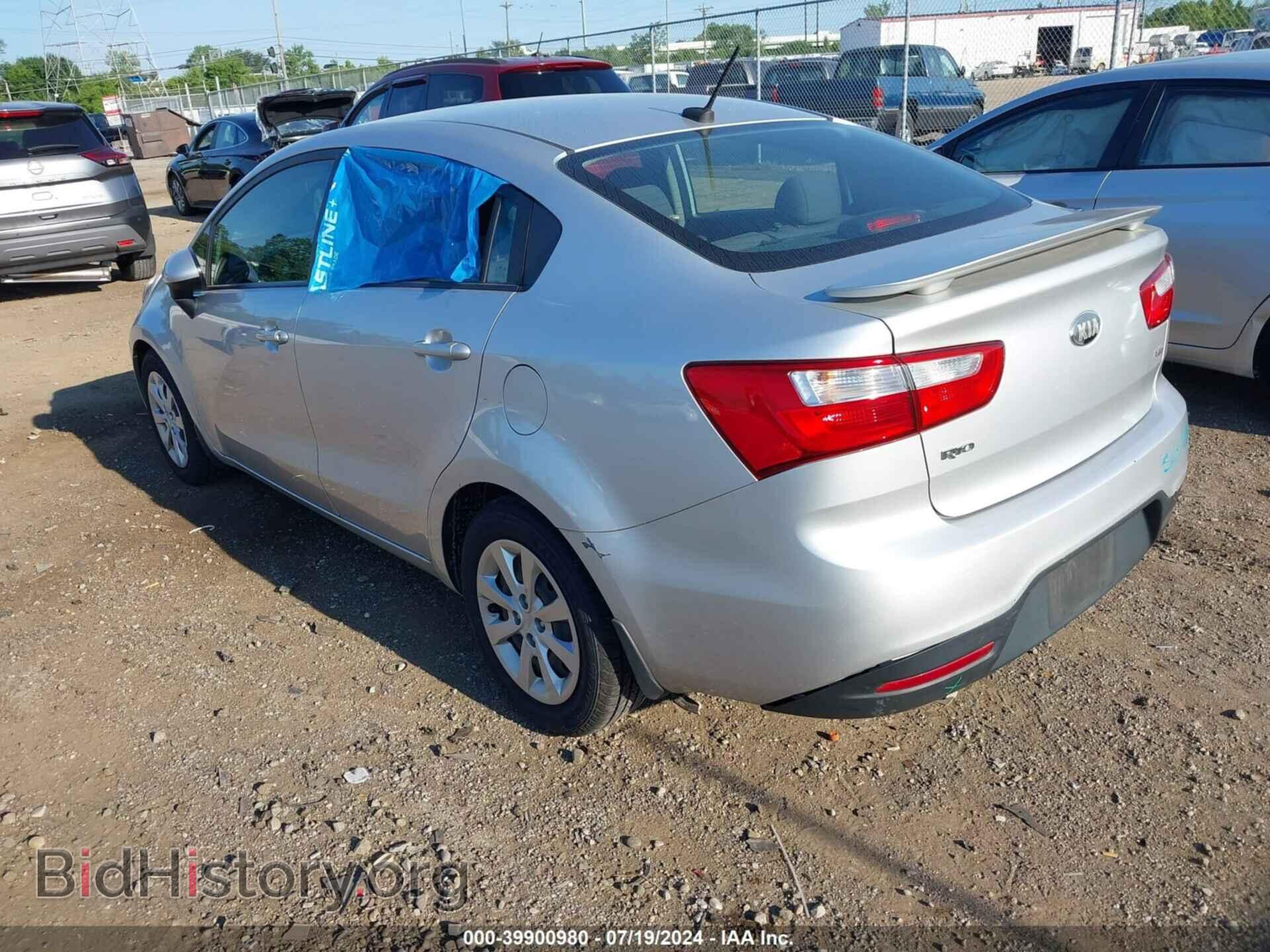 2014 KIA RIO - VIN: KNADM4A34E6401641 - Фото 3