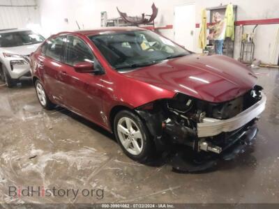 2015 Dodge DART SXT, красный — VIN 1C3CDFBBXFD330415, IAAI