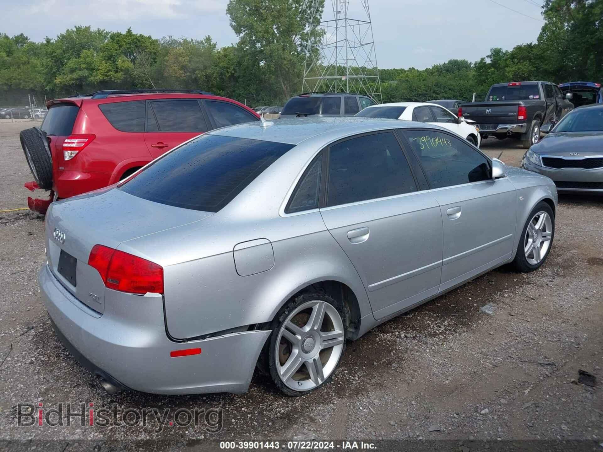 2007 AUDI A4 - VIN: WAUDF78E37A183324 - Фото 4