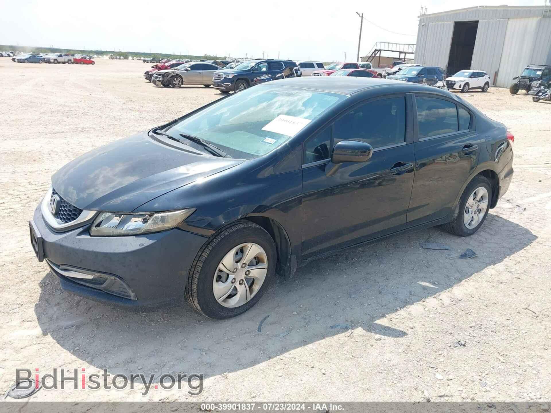 2014 HONDA CIVIC - VIN: 19XFB2F55EE069414 - Фото 2