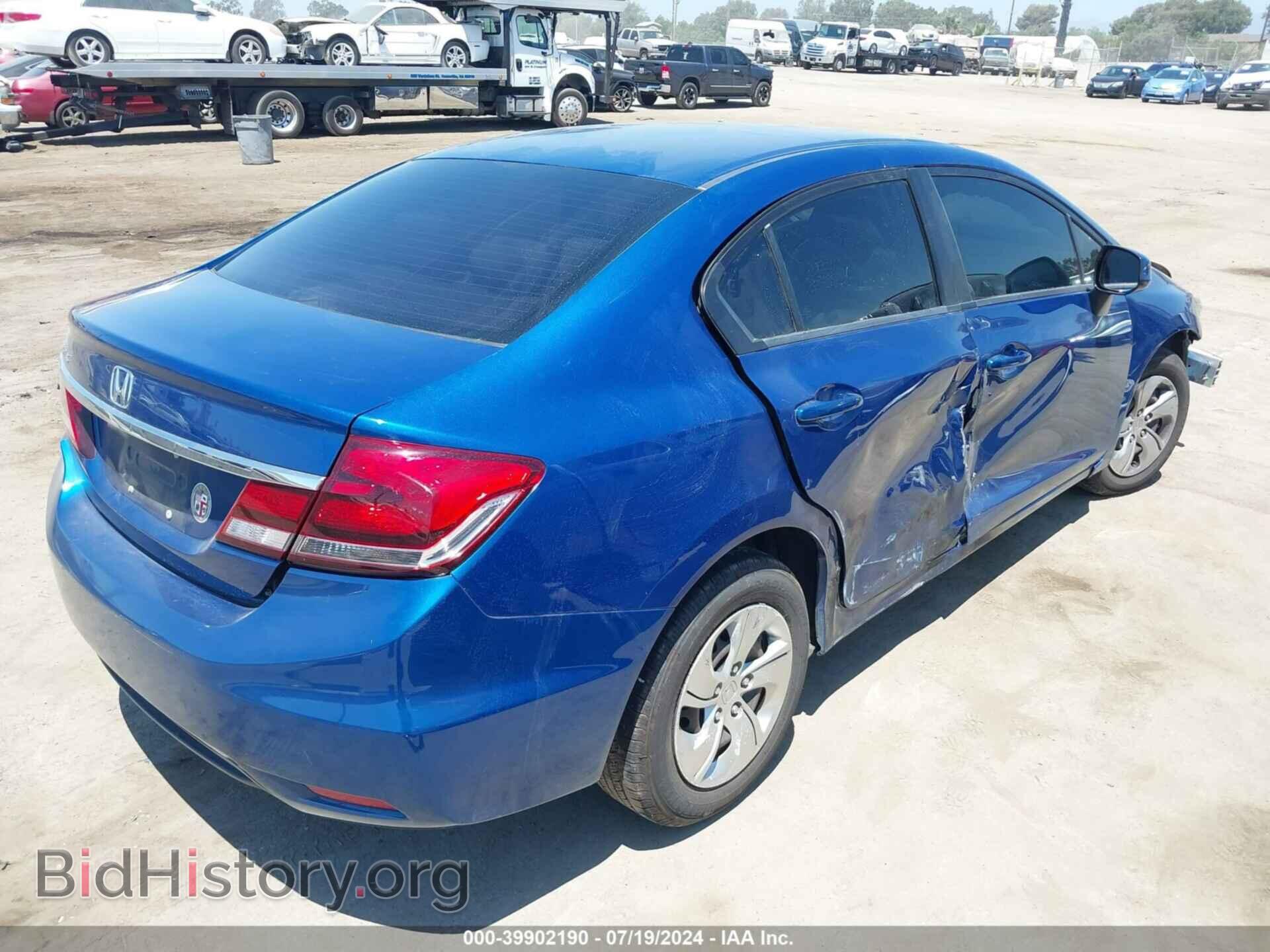 2013 HONDA CIVIC - VIN: 19XFB2F59DE213450 - Фото 4