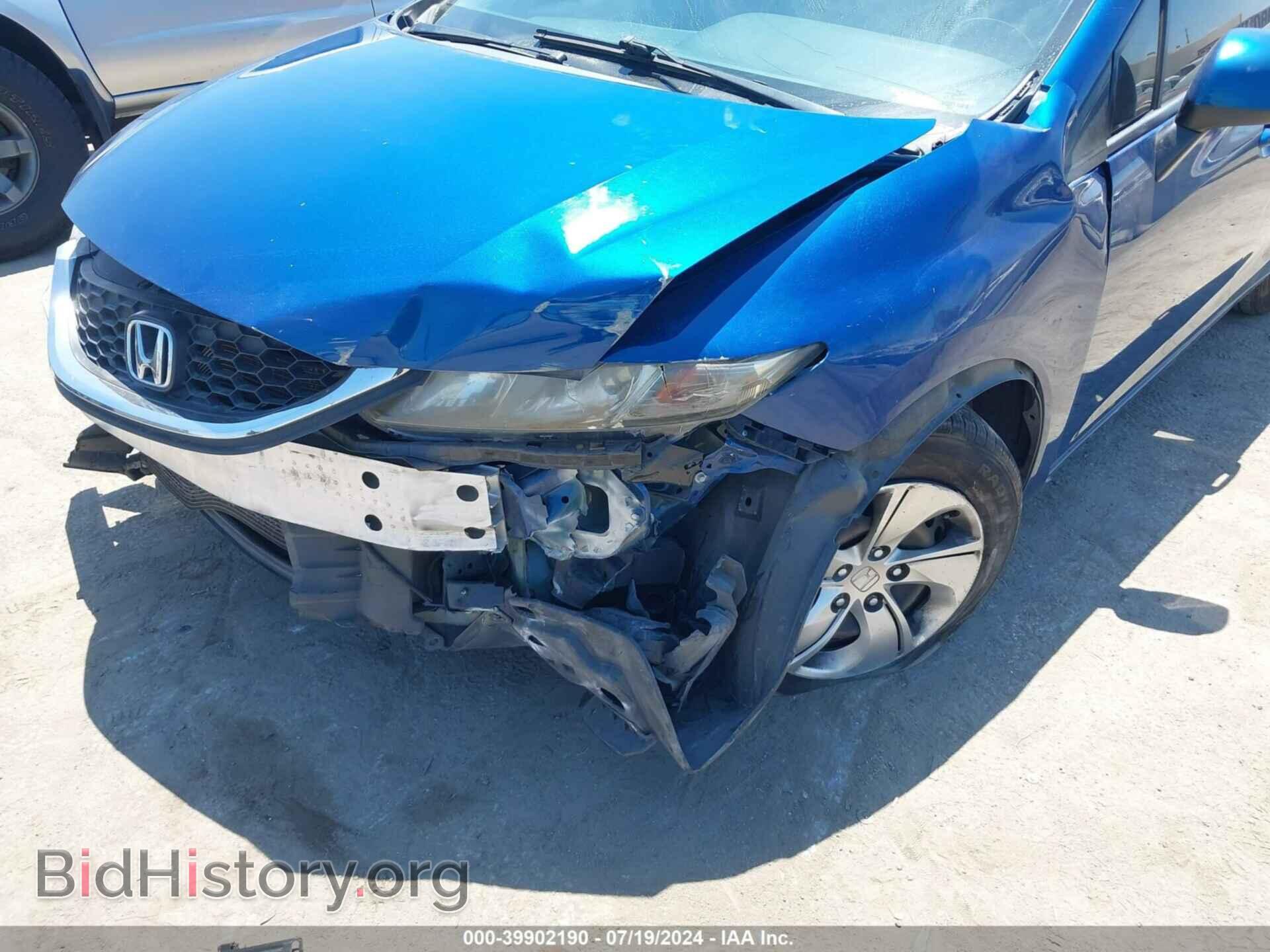 2013 HONDA CIVIC - VIN: 19XFB2F59DE213450 - Фото 6