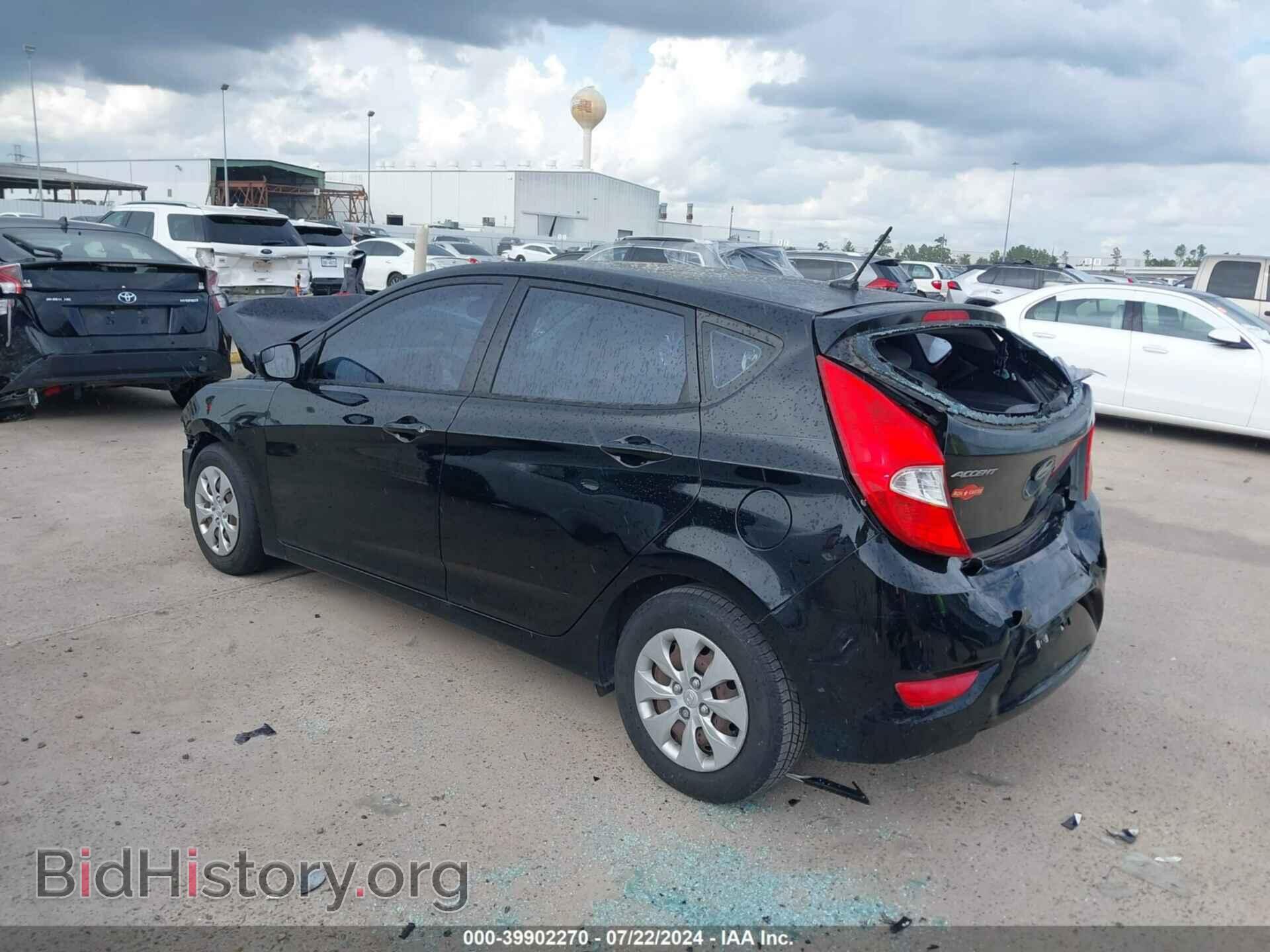 2016 HYUNDAI ACCENT - VIN: KMHCT5AE3GU248009 - Фото 3