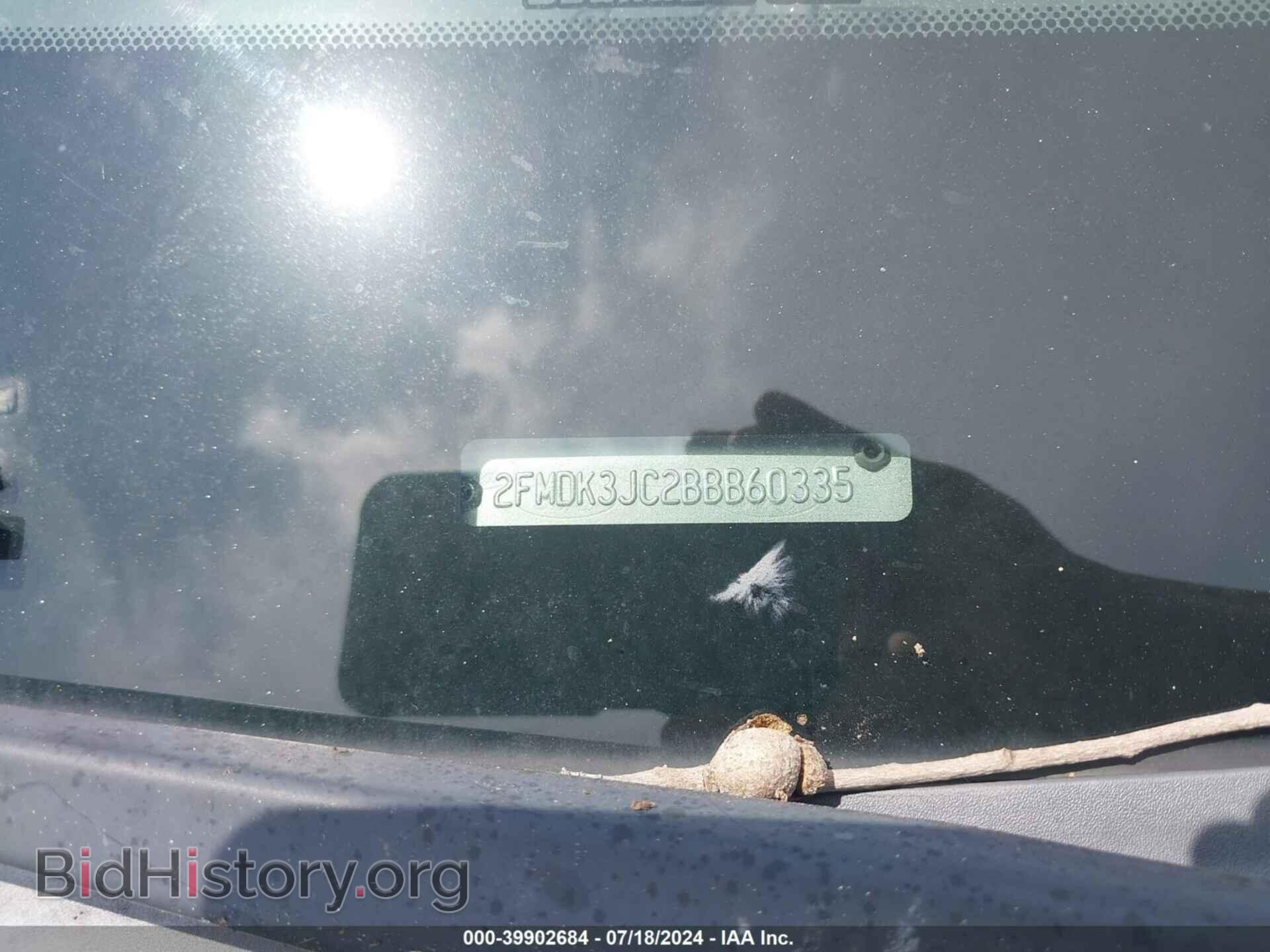 2011 FORD EDGE - VIN: 2FMDK3JC2BBB60335 - Фото 9