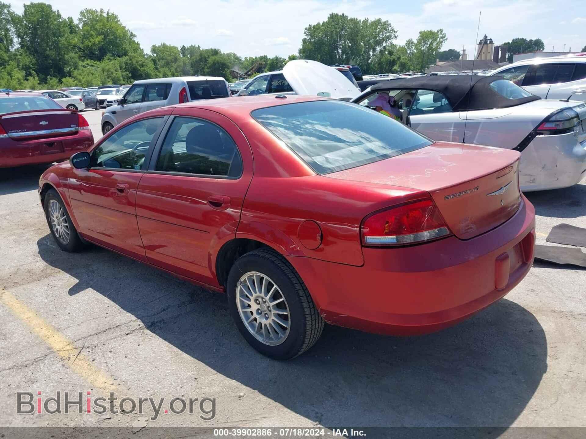 2006 CHRYSLER SEBRING - VIN: 1C3EL46X16N187919 - Фото 3