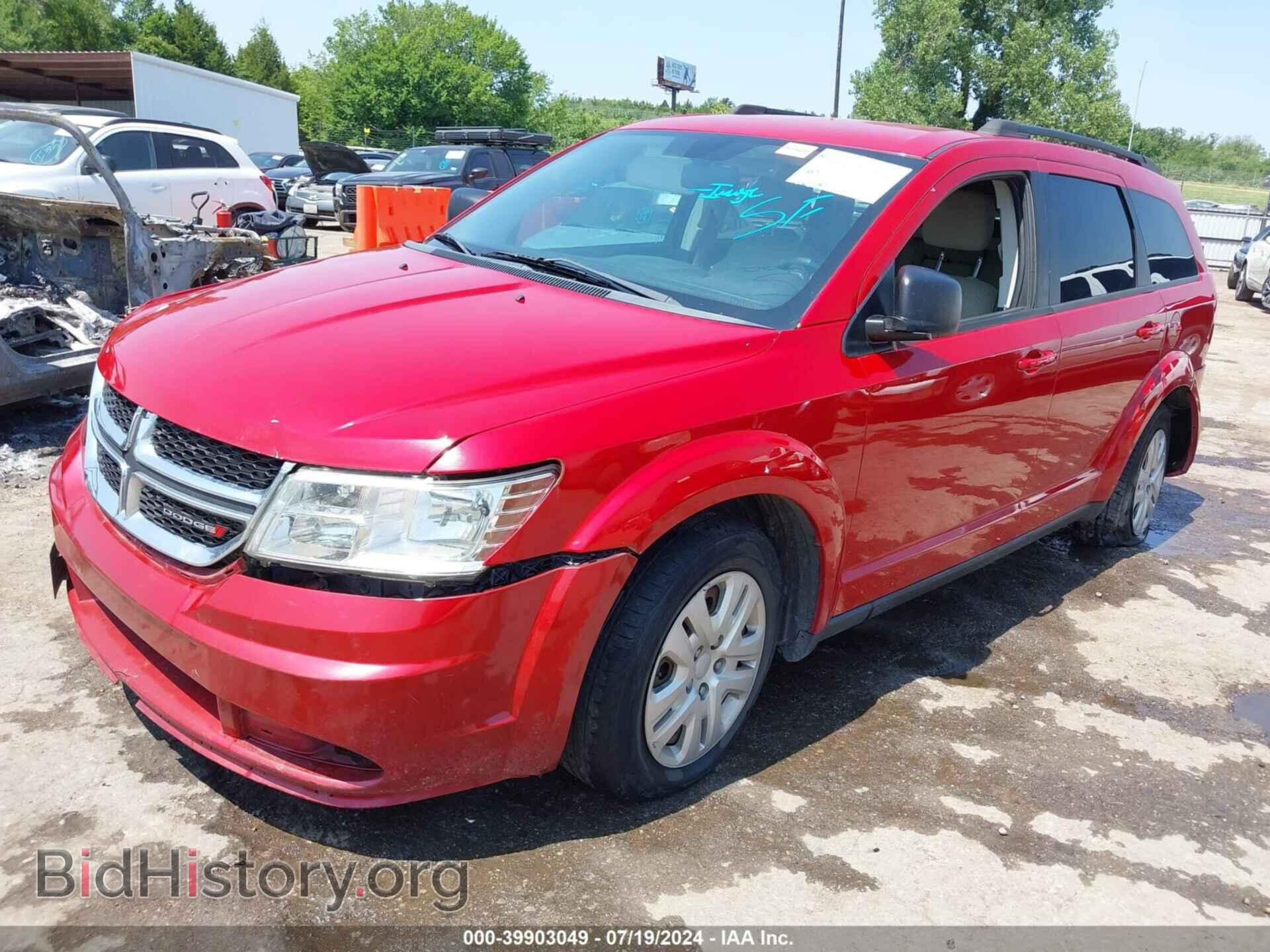 2016 DODGE JOURNEY - VIN: 3C4PDCAB7GT123716 - Фото 2