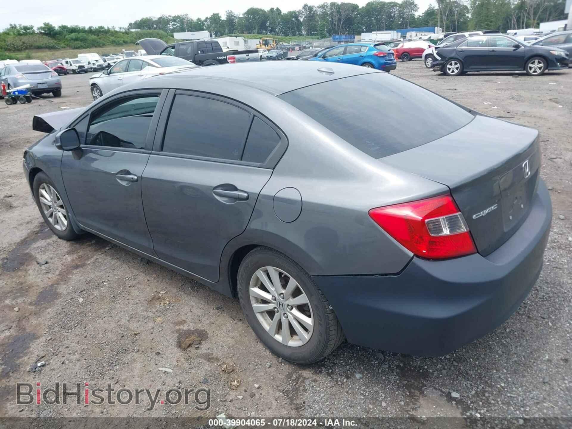 2012 HONDA CIVIC - VIN: 2HGFB2F93CH531068 - Фото 3