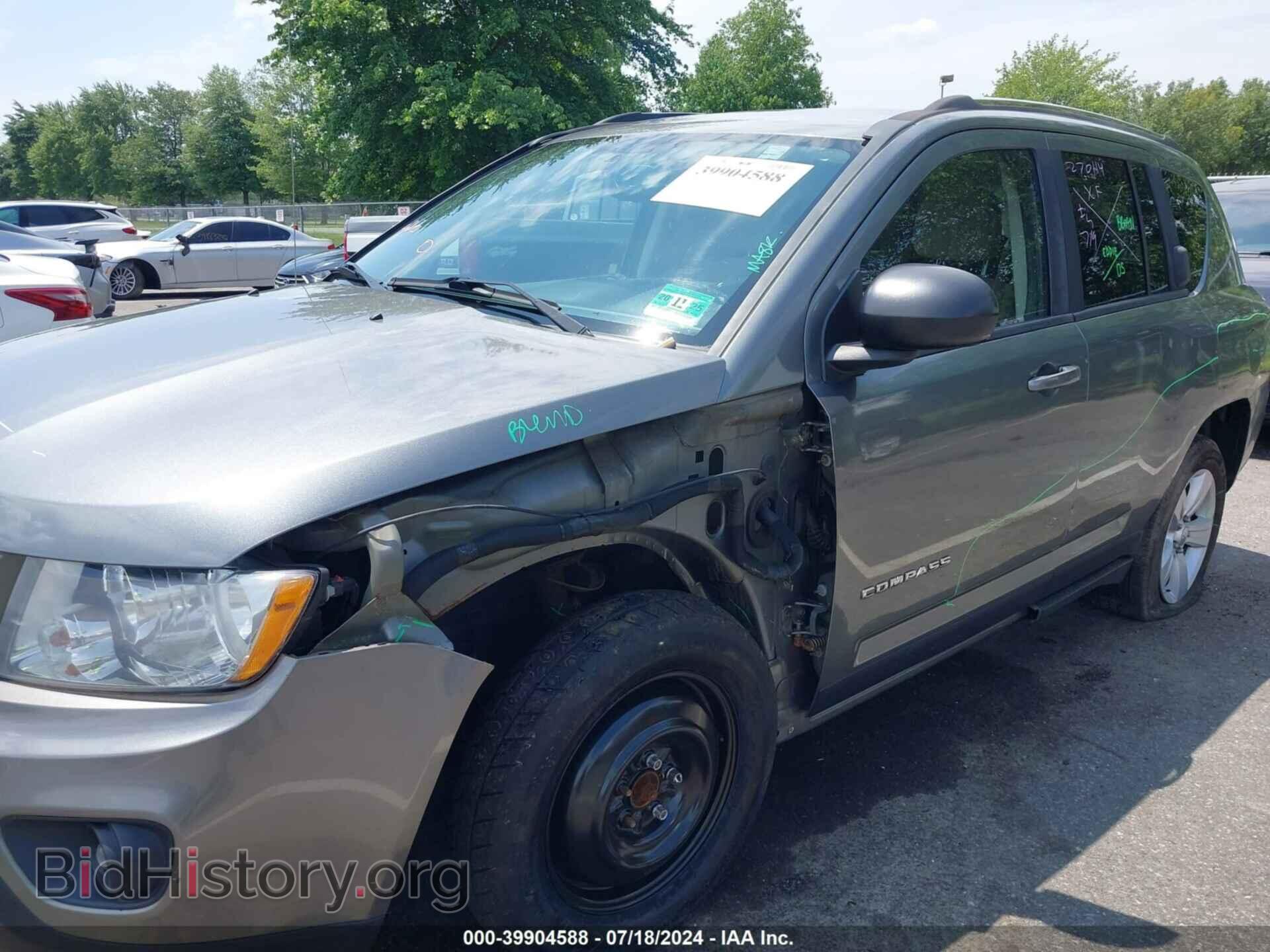 2012 JEEP COMPASS - VIN: 1C4NJDBB6CD588511 - Фото 6