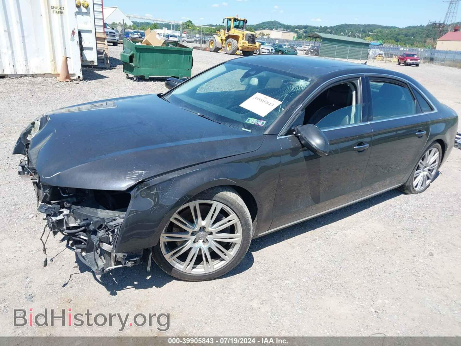 2013 AUDI A8 L - VIN: WAUR2AFD9DN009352 - Фото 2
