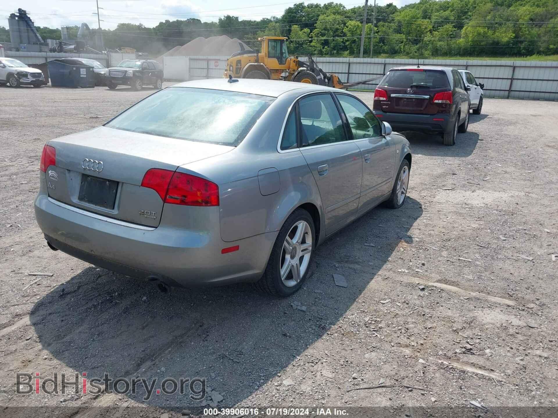 2007 AUDI A4 - VIN: WAUDF78E37A152946 - Фото 4