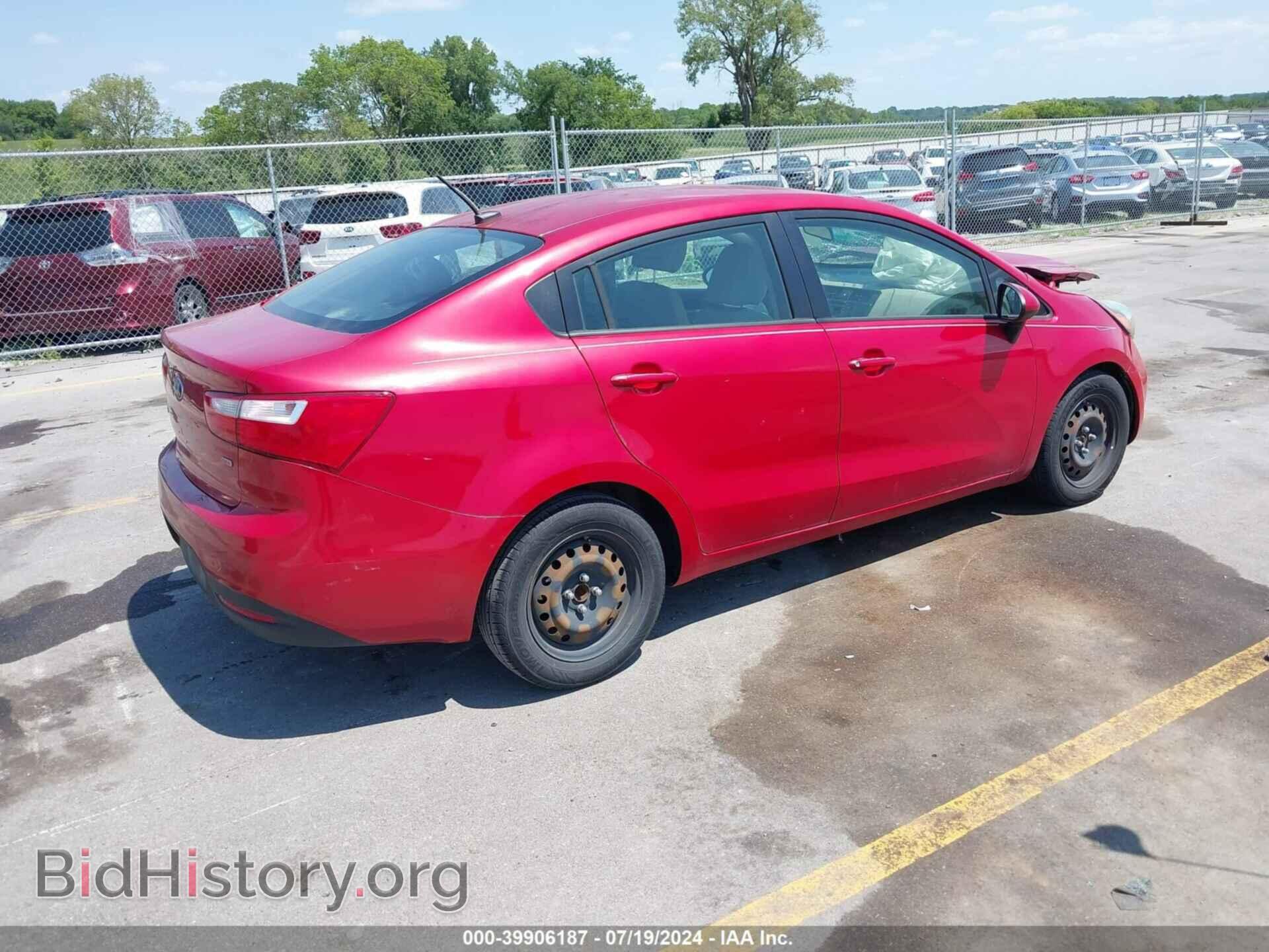 2013 KIA RIO - VIN: KNADM4A36D6179909 - Фото 4