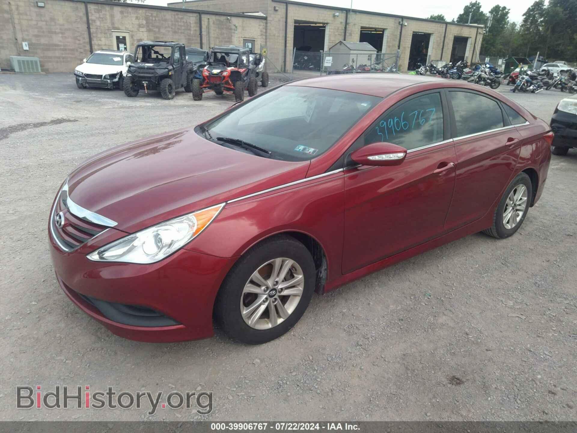 2014 HYUNDAI SONATA - VIN: 5NPEB4AC0EH897279 - Фото 2