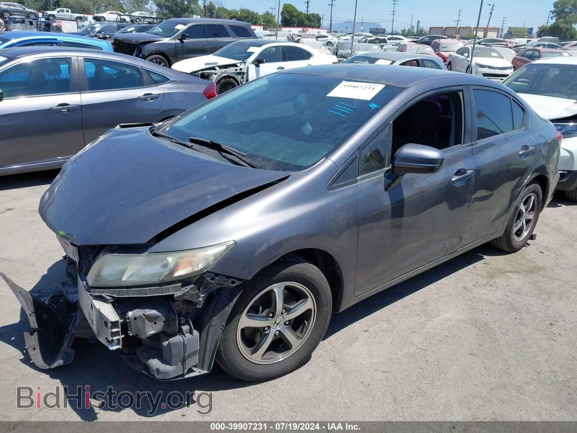 2015 HONDA CIVIC - VIN: 2HGFB2F71FH560457 - Фото 2