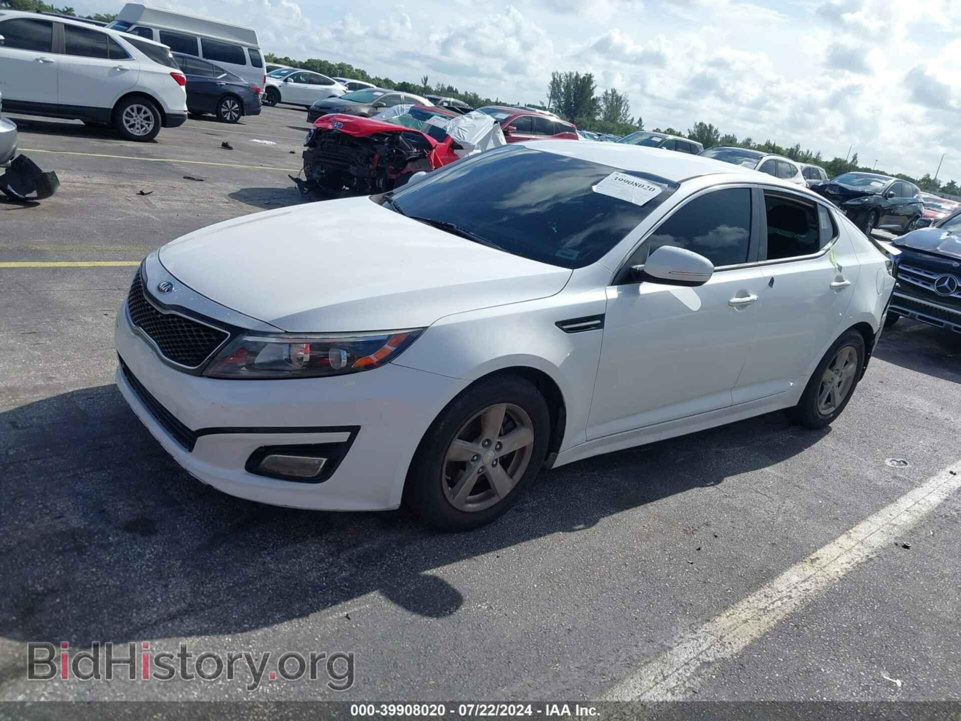 2015 KIA OPTIMA - VIN: KNAGM4A70F5567730 - Фото 2