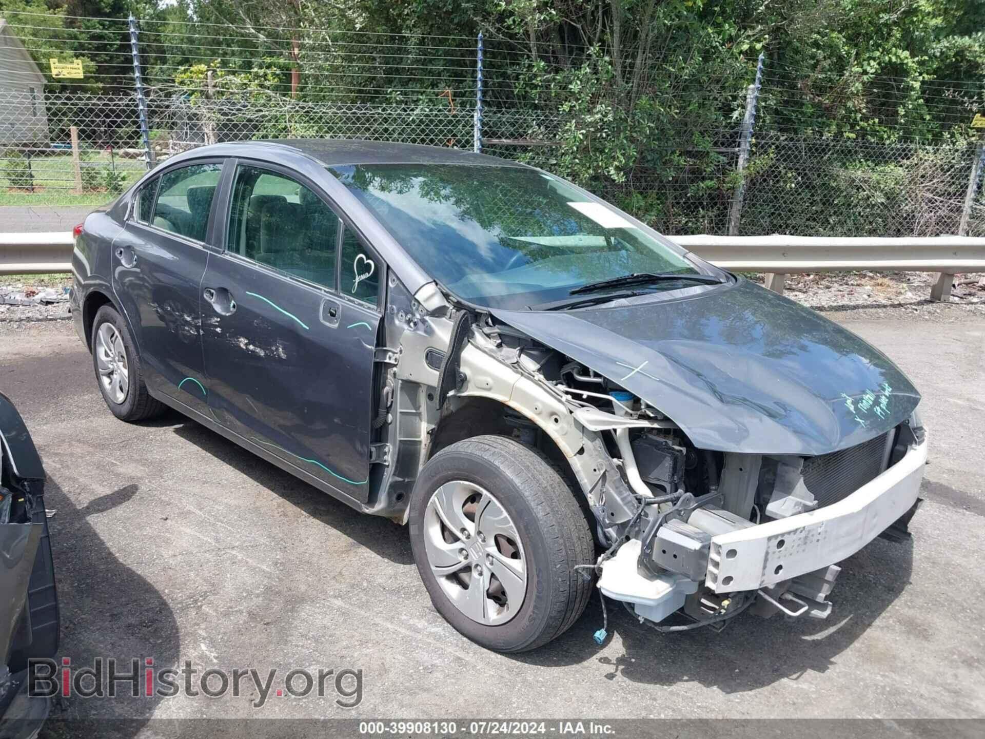 Фотография 2HGFB2F56DH301846 - HONDA CIVIC 2013
