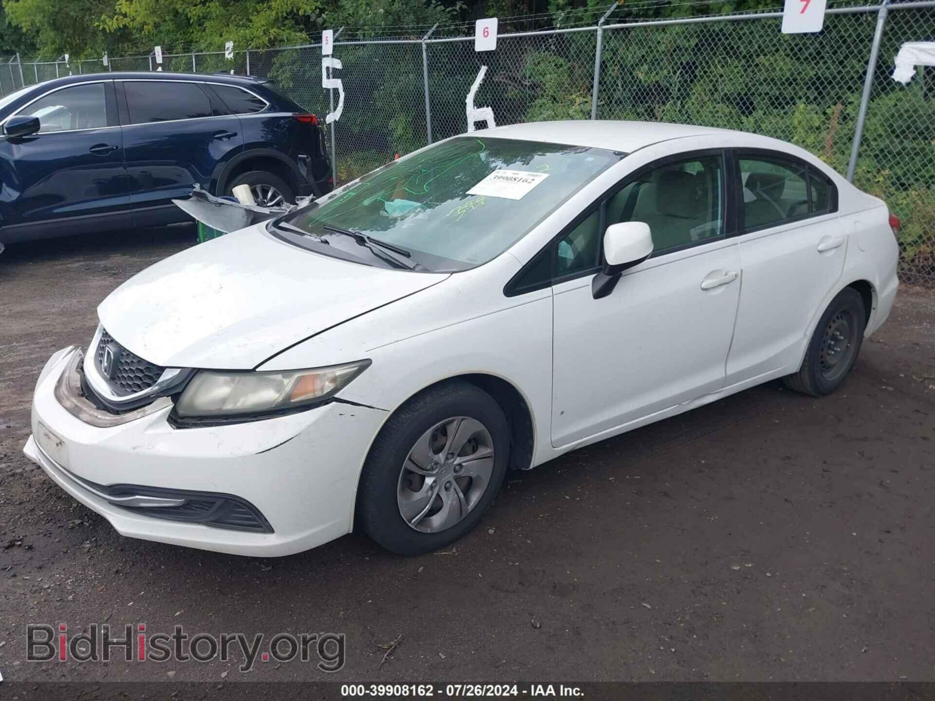 2013 HONDA CIVIC - VIN: 19XFB2F51DE092459 - Фото 2