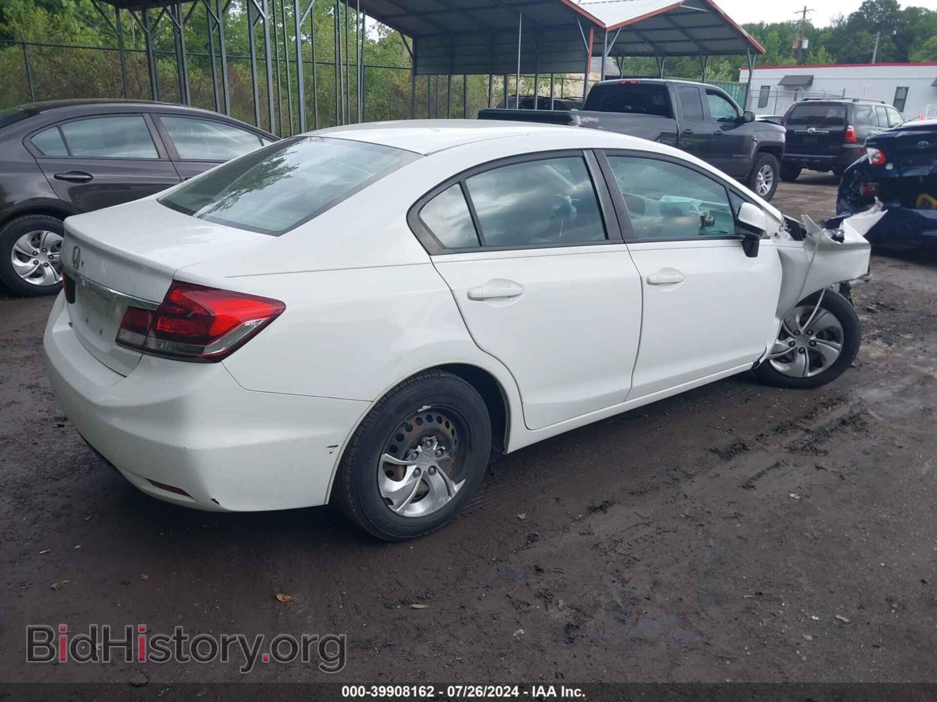 2013 HONDA CIVIC - VIN: 19XFB2F51DE092459 - Фото 4